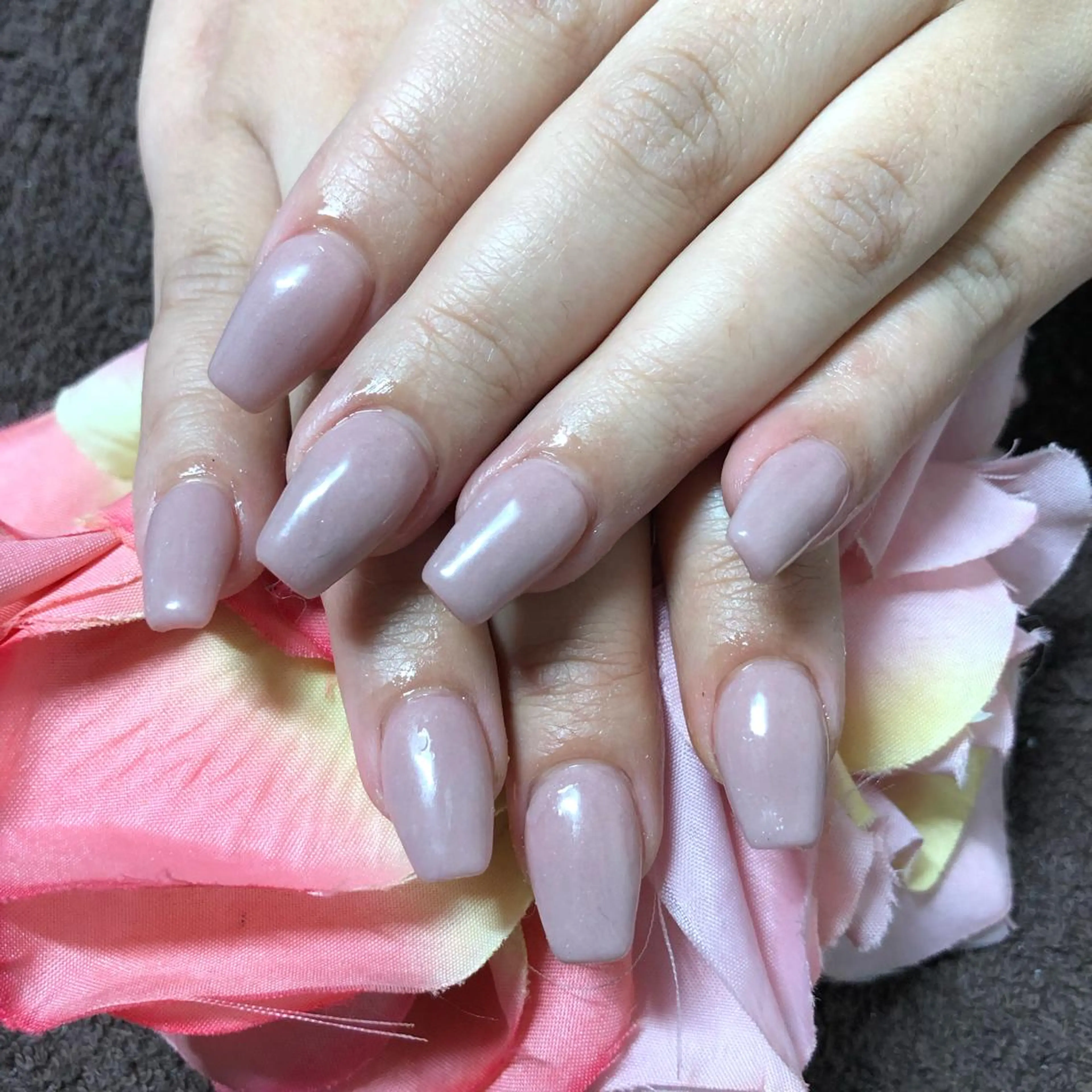 ショート ネイル ワンカラーネイル ハンドネイル 《LB》ラブリエ Nail&eyeのマツエク・マツパデザイン