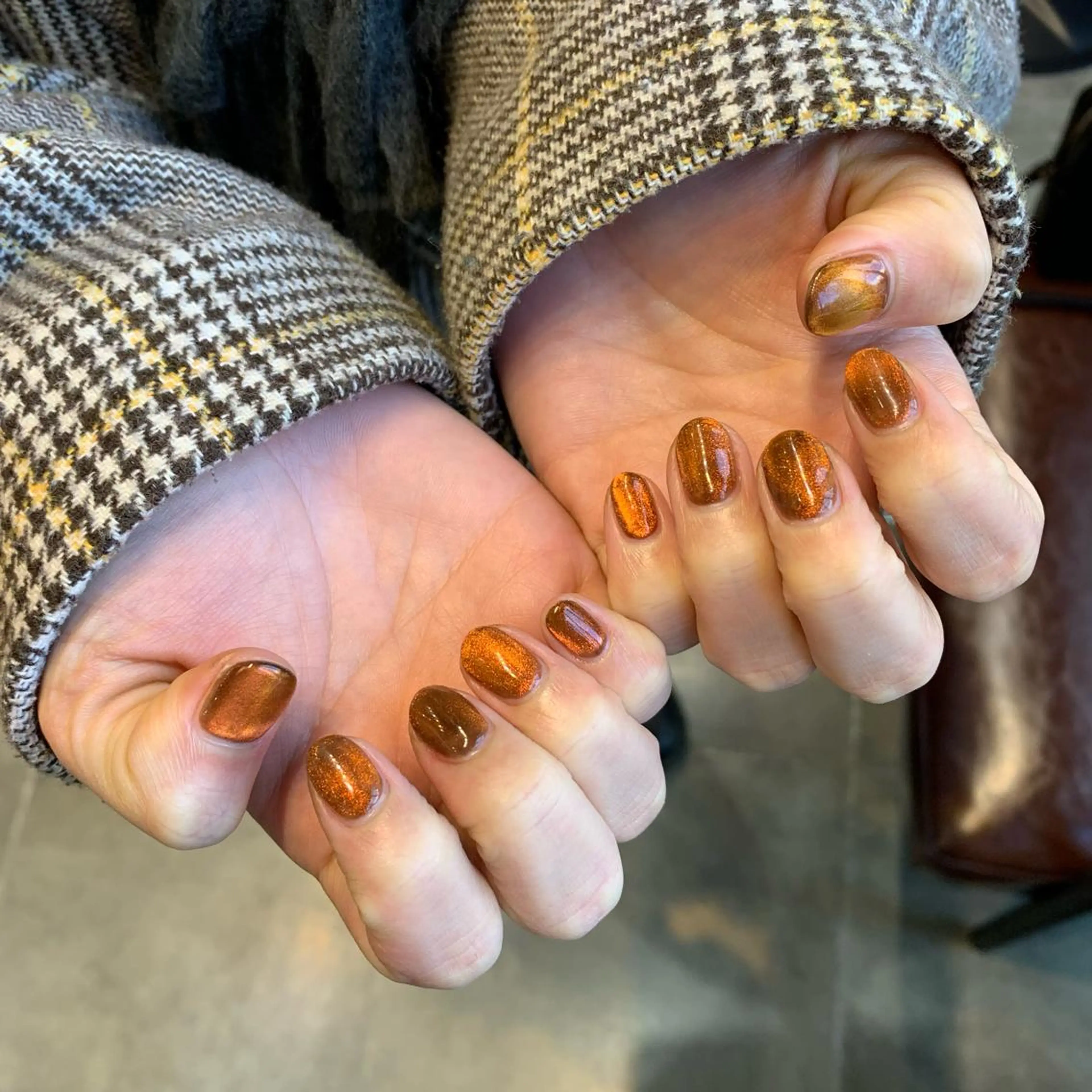 ネイル マグネットネイル YUKIMO🍎名駅 /ニュアンスのネイルデザイン