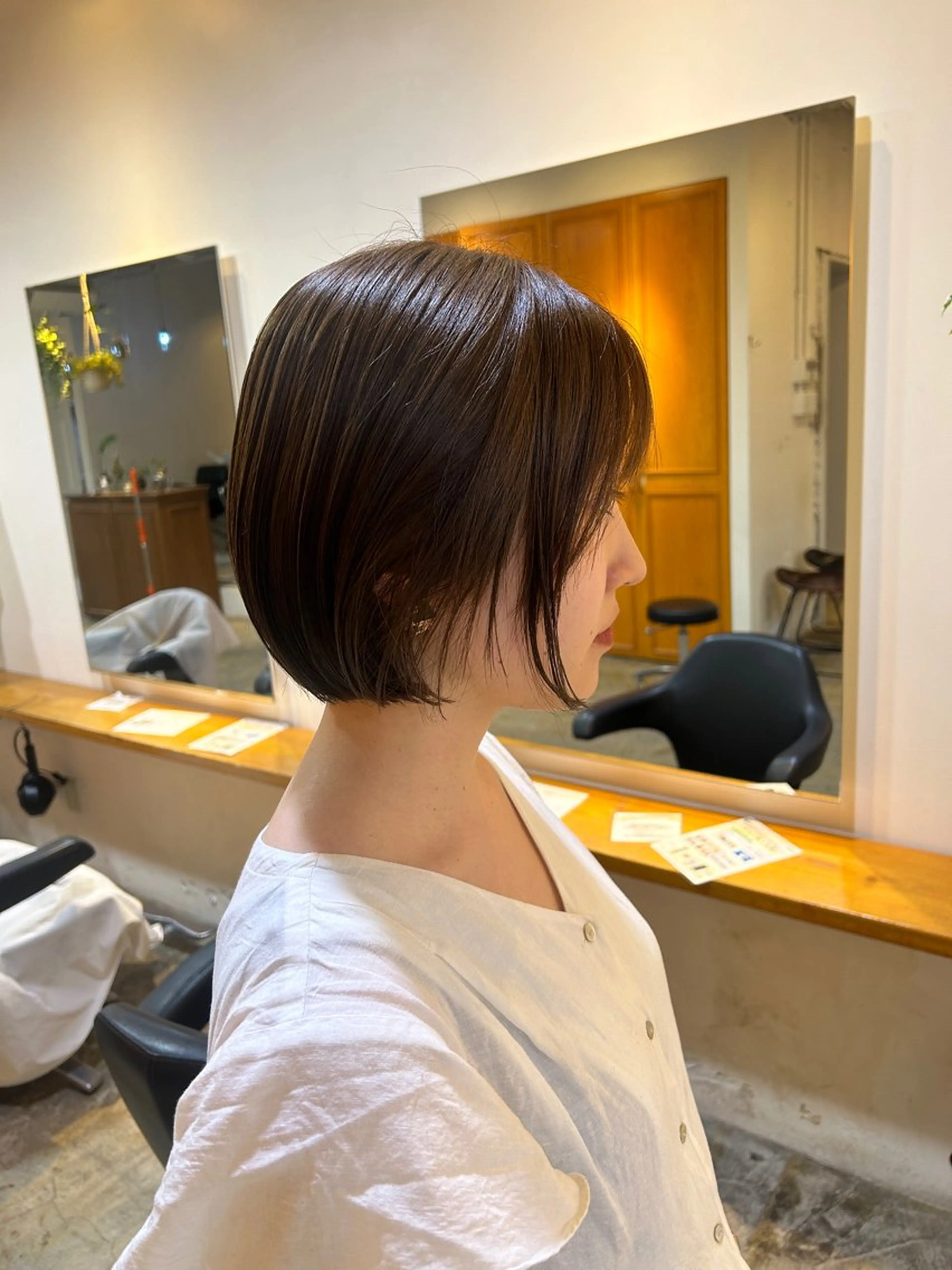 ショート ナチュラル大人っぽい スタイル　MAORIのヘアスタイル