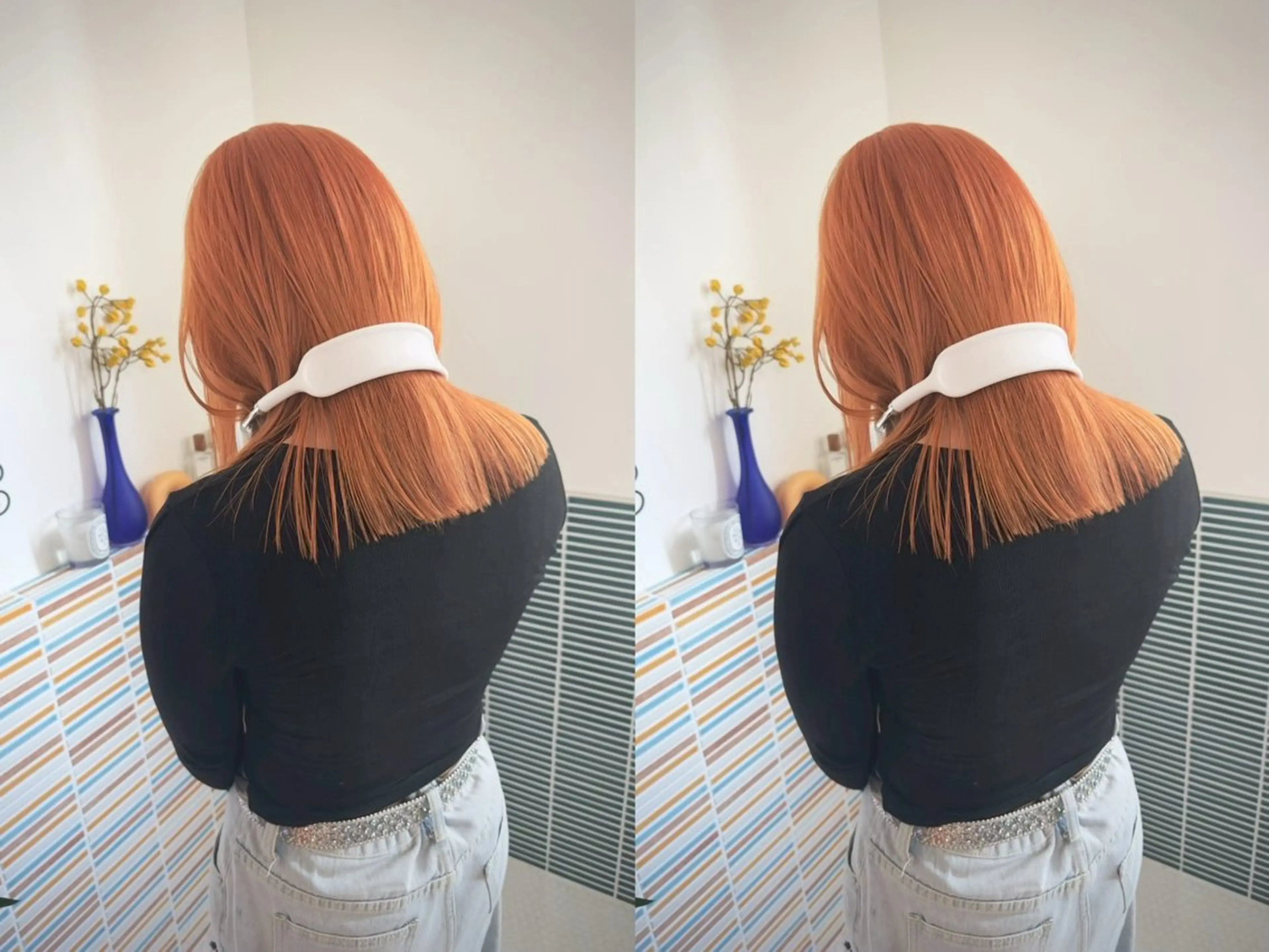 ロング カラー ヘアカラー ホワイトカラー/梅田 ハイトーン/しんのヘアスタイル