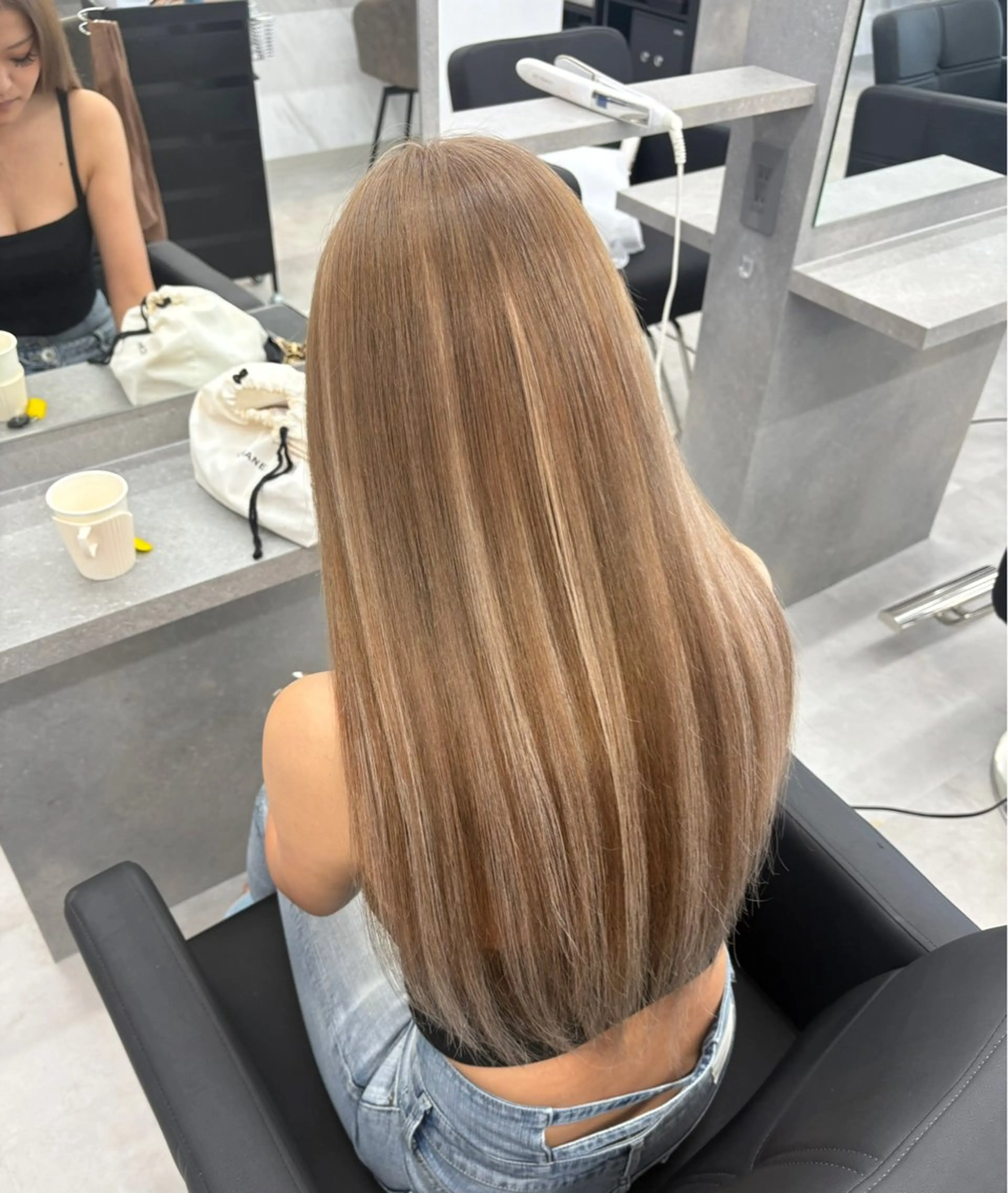 ロング エクステ エクステ Lapis所属・韓国レイヤーカット/ AIRIのヘアスタイル