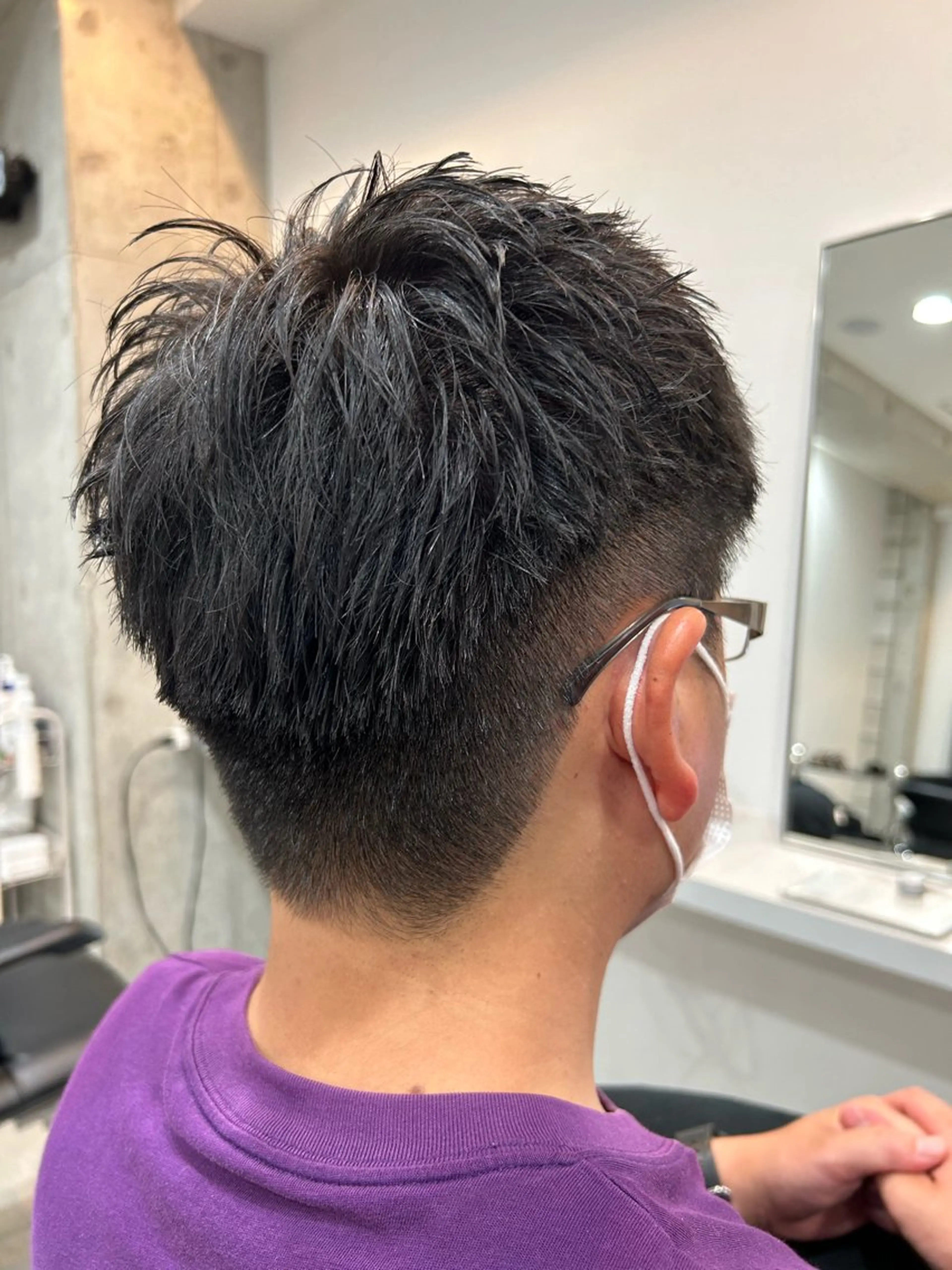 メンズ インナーカラー 🌍櫻井海星のヘアスタイル