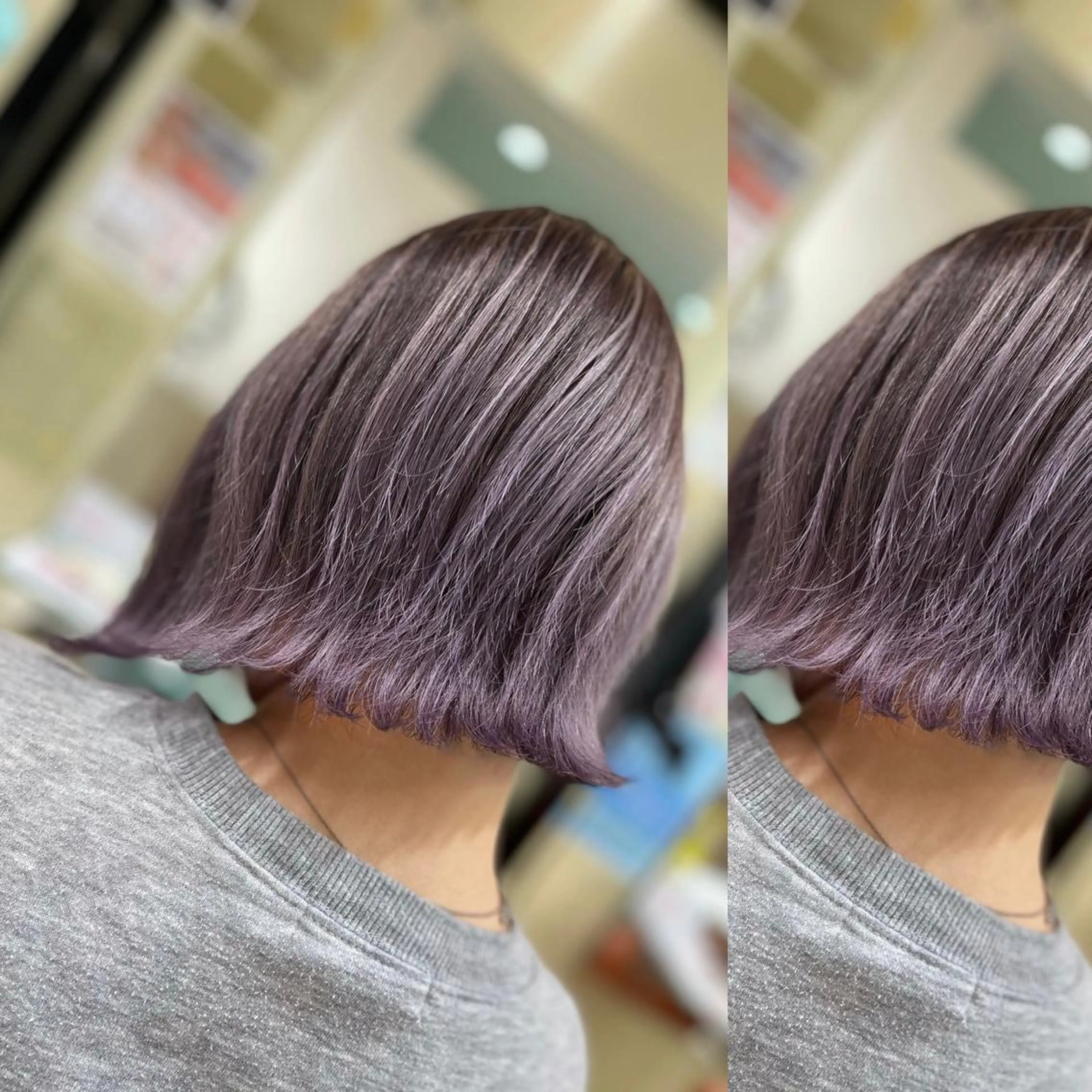 ミディアム ヘアカラー トリートメント Y Uのヘアスタイル