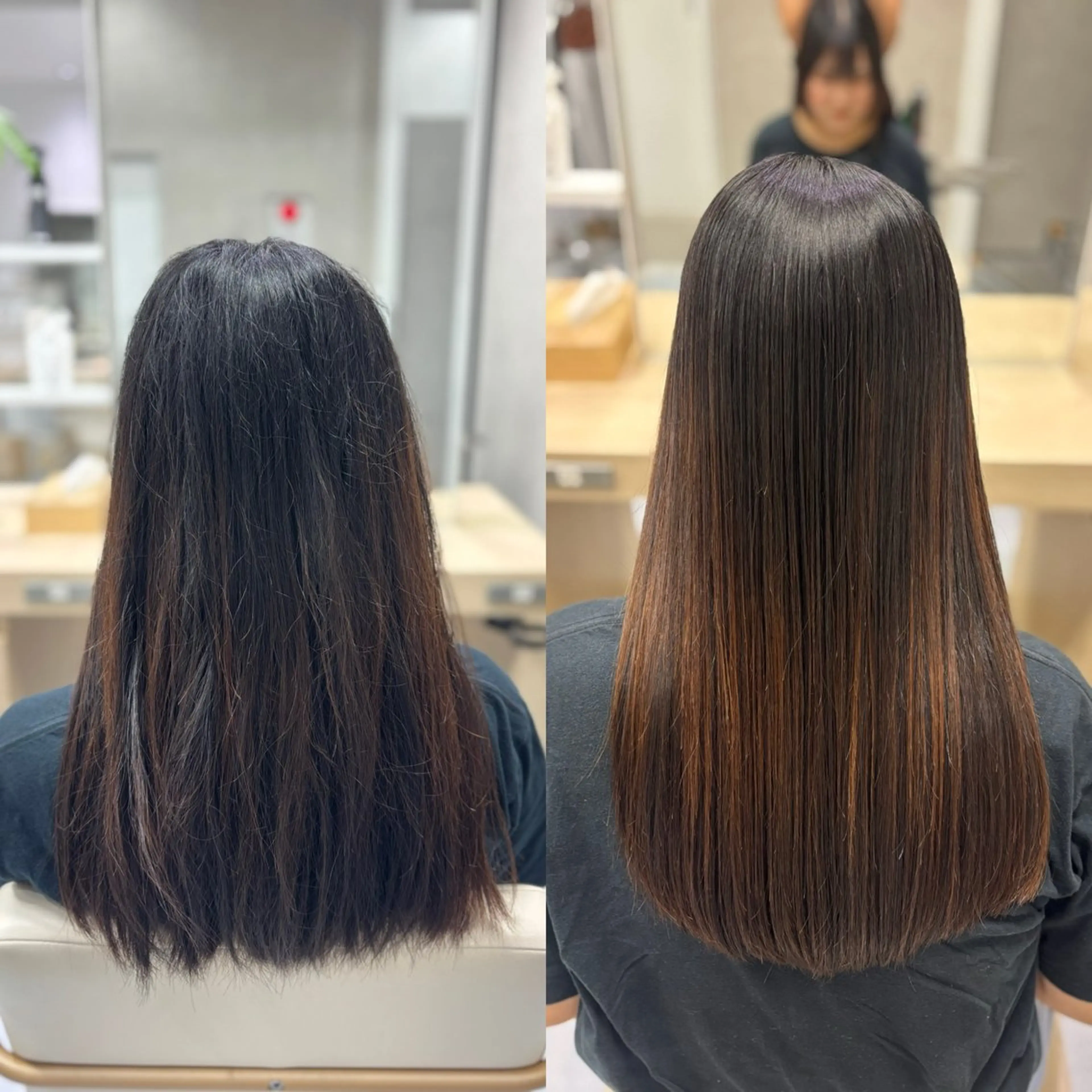 ロング カット 縮毛矯正 メンズ特化韓国風 パーマスタイル/りんのヘアスタイル