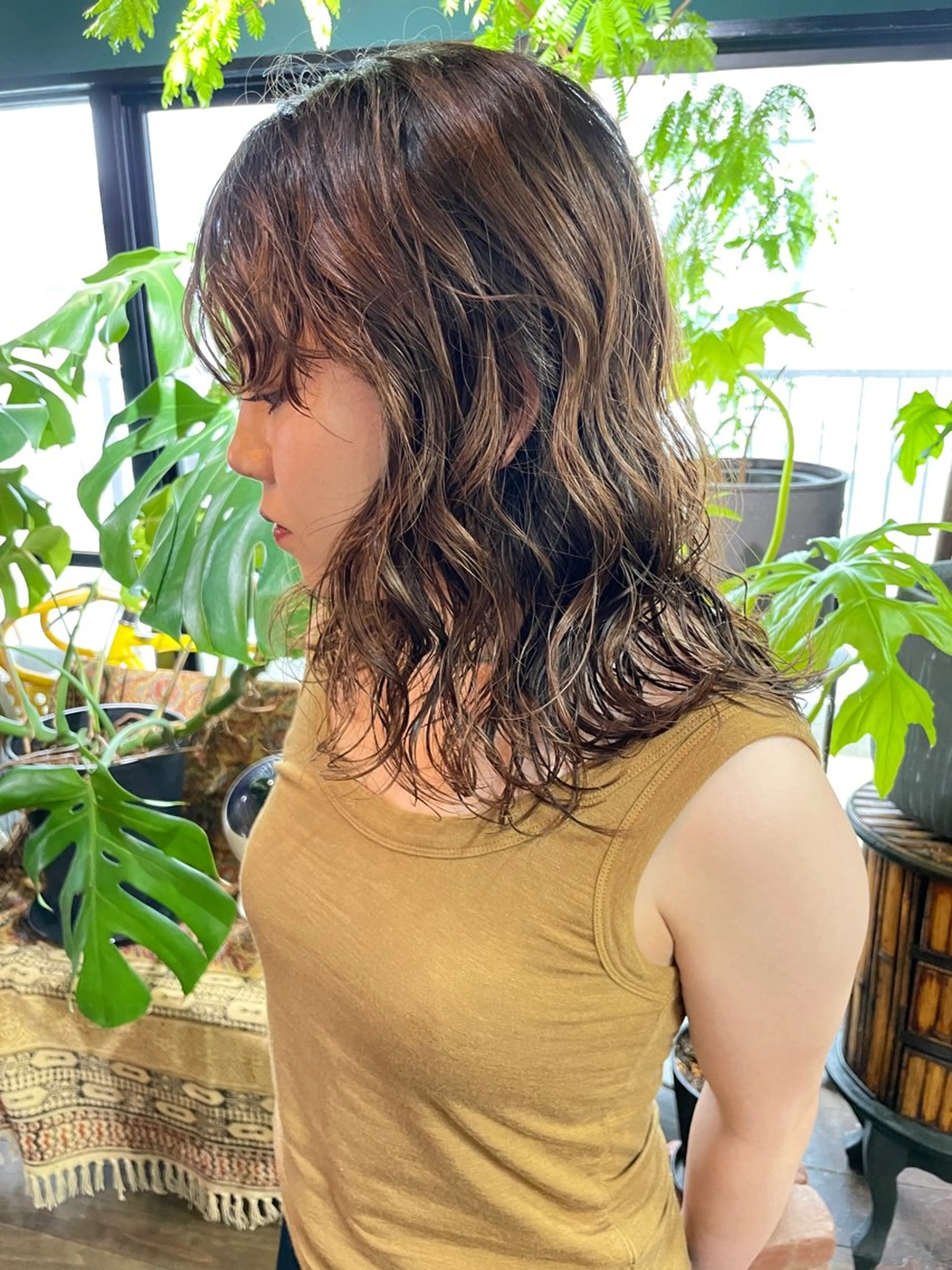 セミロング カット パーマ トリートメント vivre libre所属・vivre libreのヘアスタイル