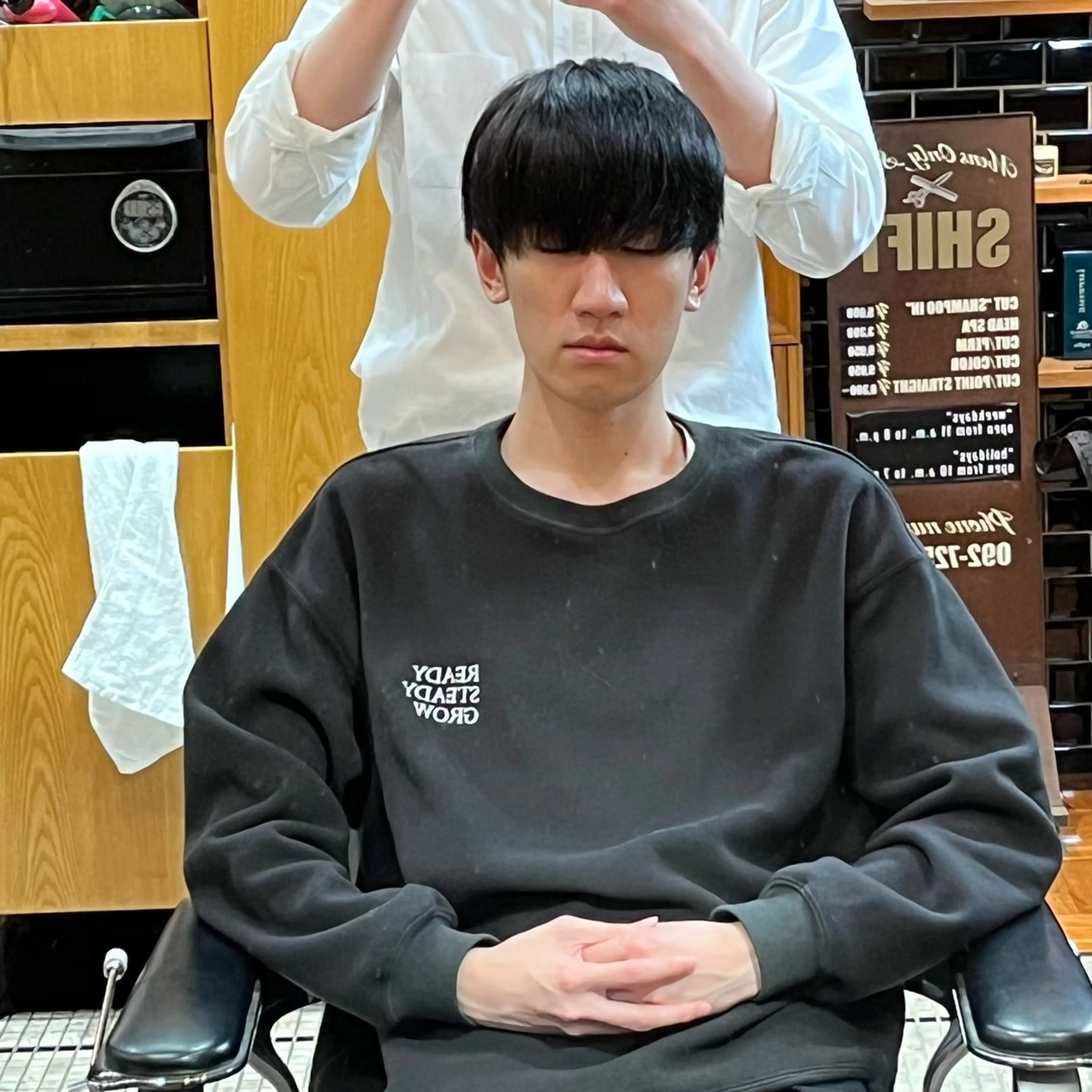 ミディアム メンズ マッシュ shift赤坂所属・冨松 真也のヘアスタイル