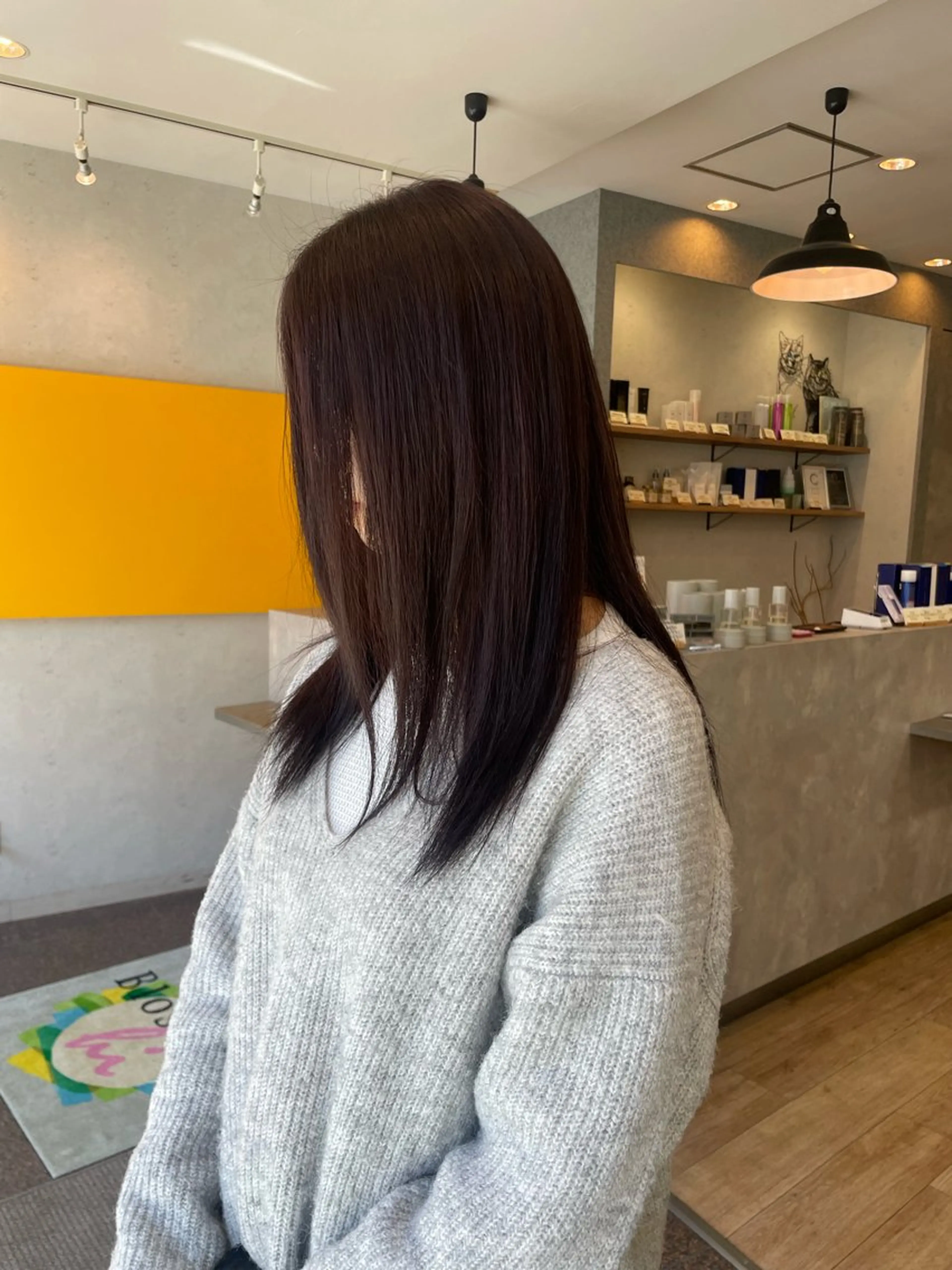 ロング カラー ブラウンカラー オレンジ パープルカラー 髪質改善/Bloss om🌷高橋沙衣のヘアスタイル