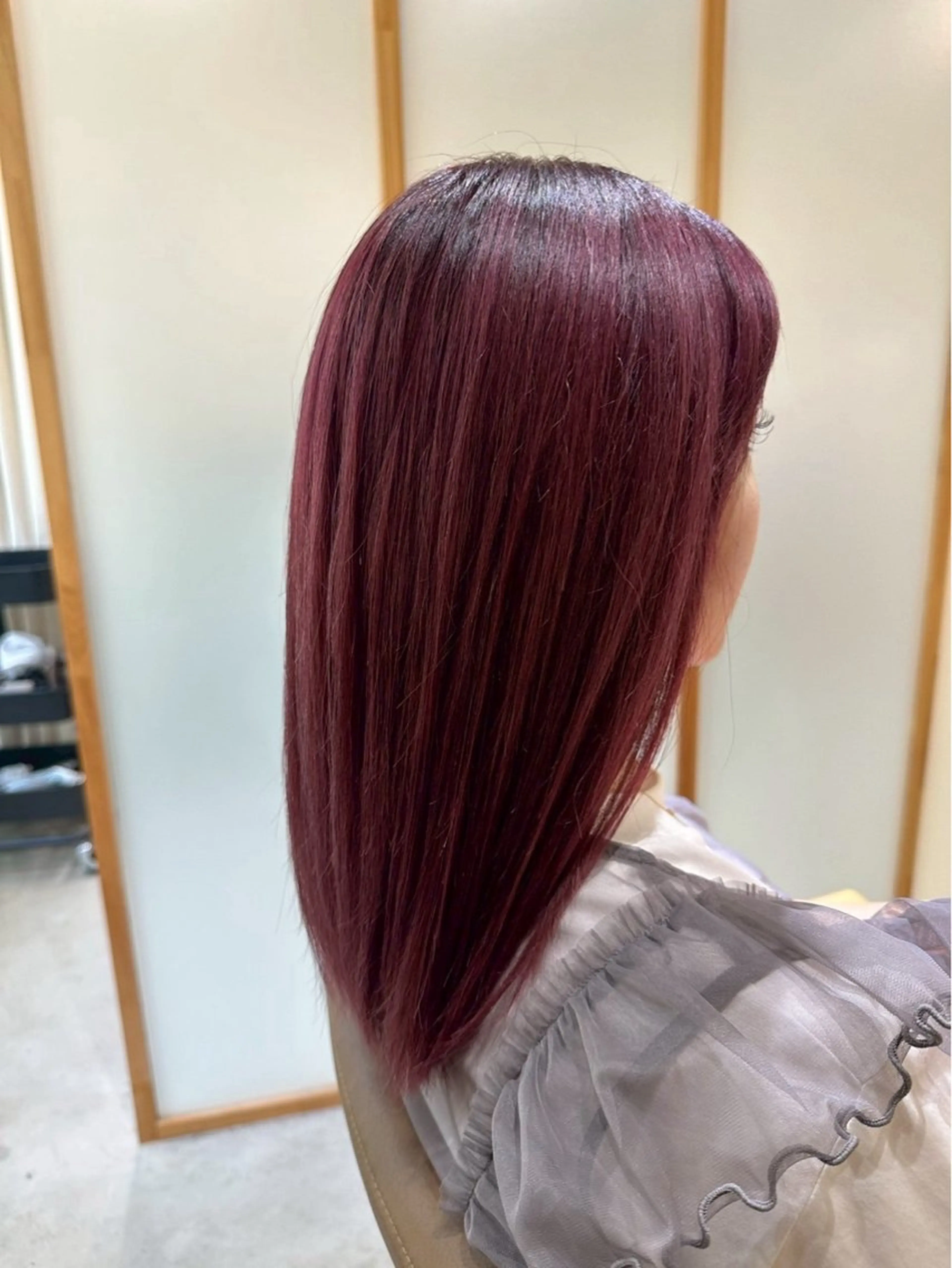 ミディアム ヘアカラー トリートメント Zina川口店所属・౨ৎ︎Zina 川口 KIRARI౨ৎのヘアスタイル