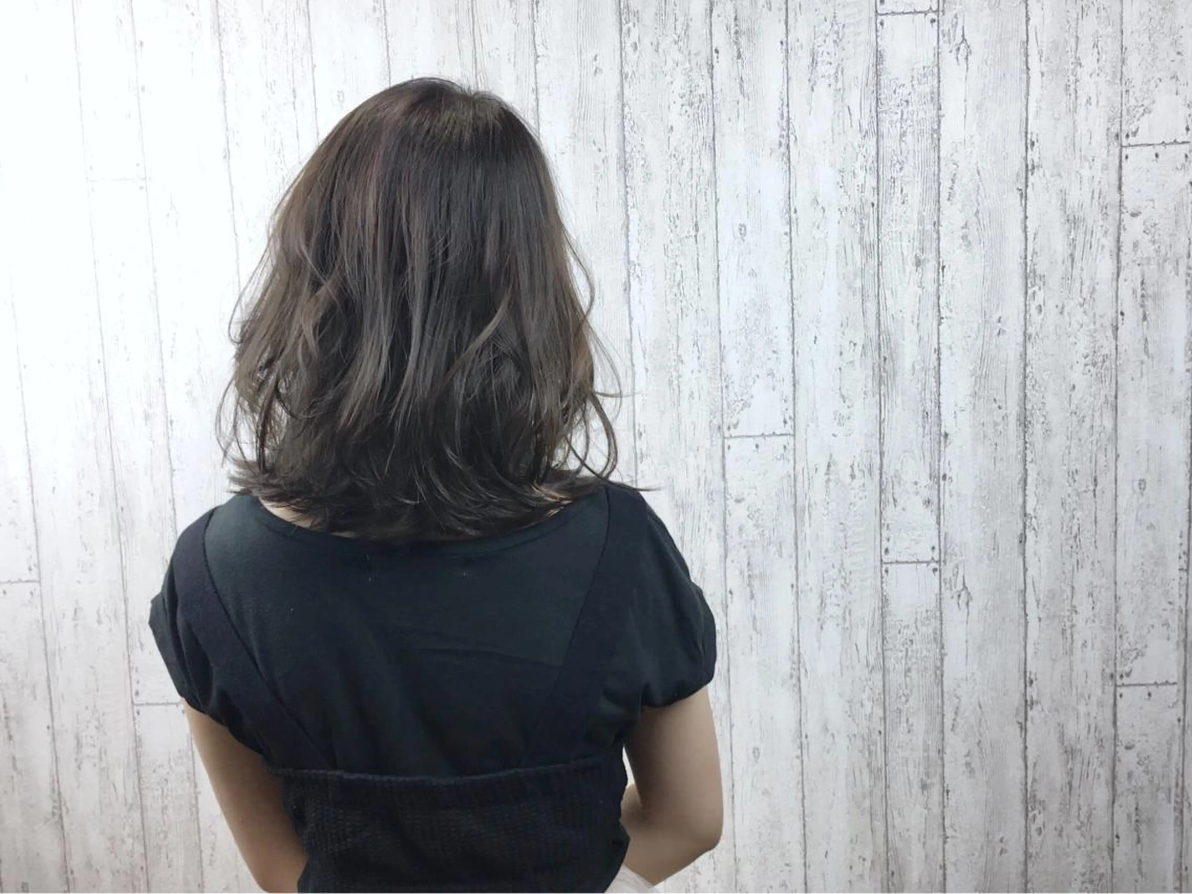 ミディアム カラー カット ヘアカラー カット／メンズカット 藤田麻衣のヘアスタイル