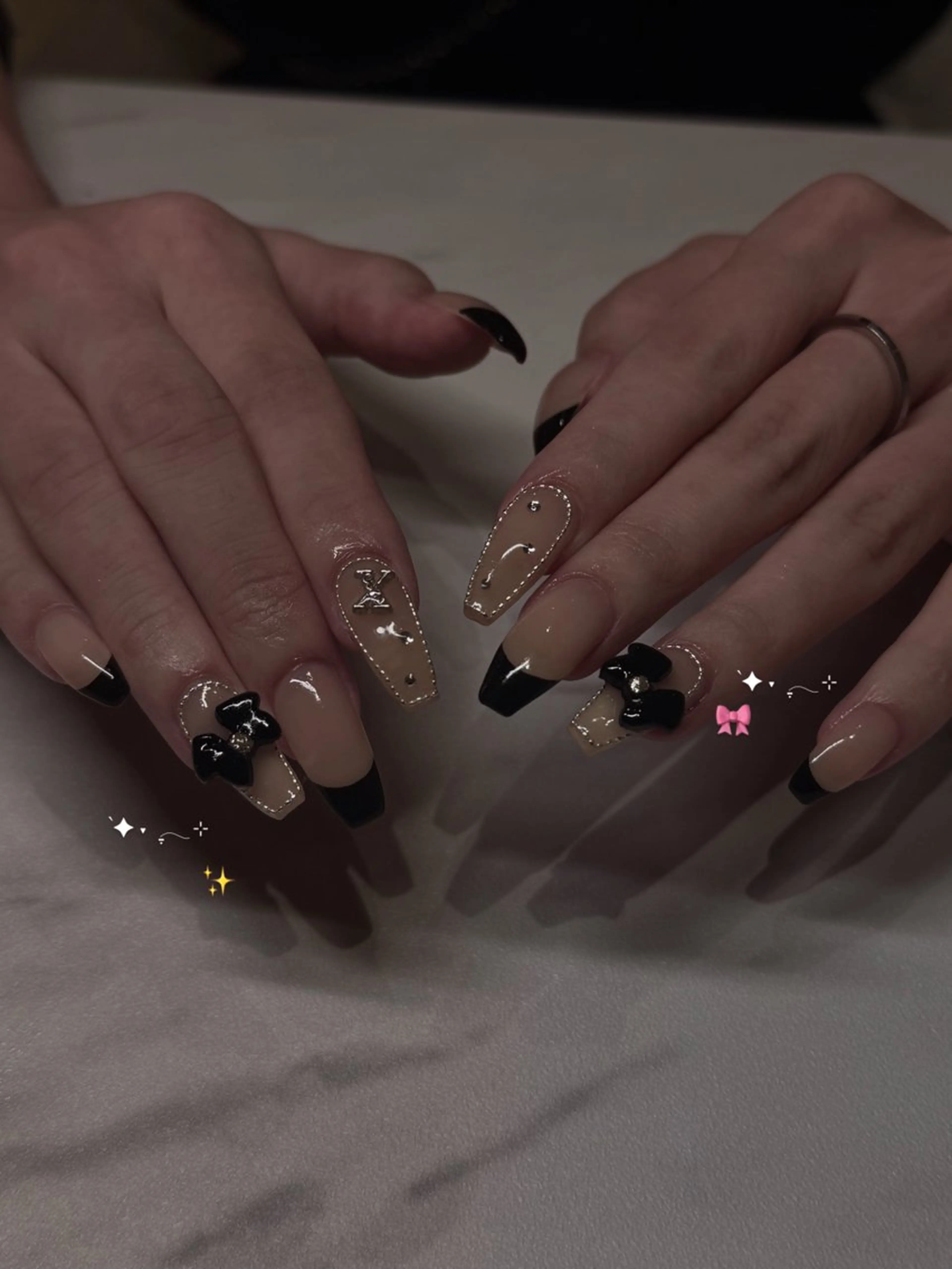 ネイル ハンドネイル mikoto 🎀 韓国ネイルのネイルデザイン