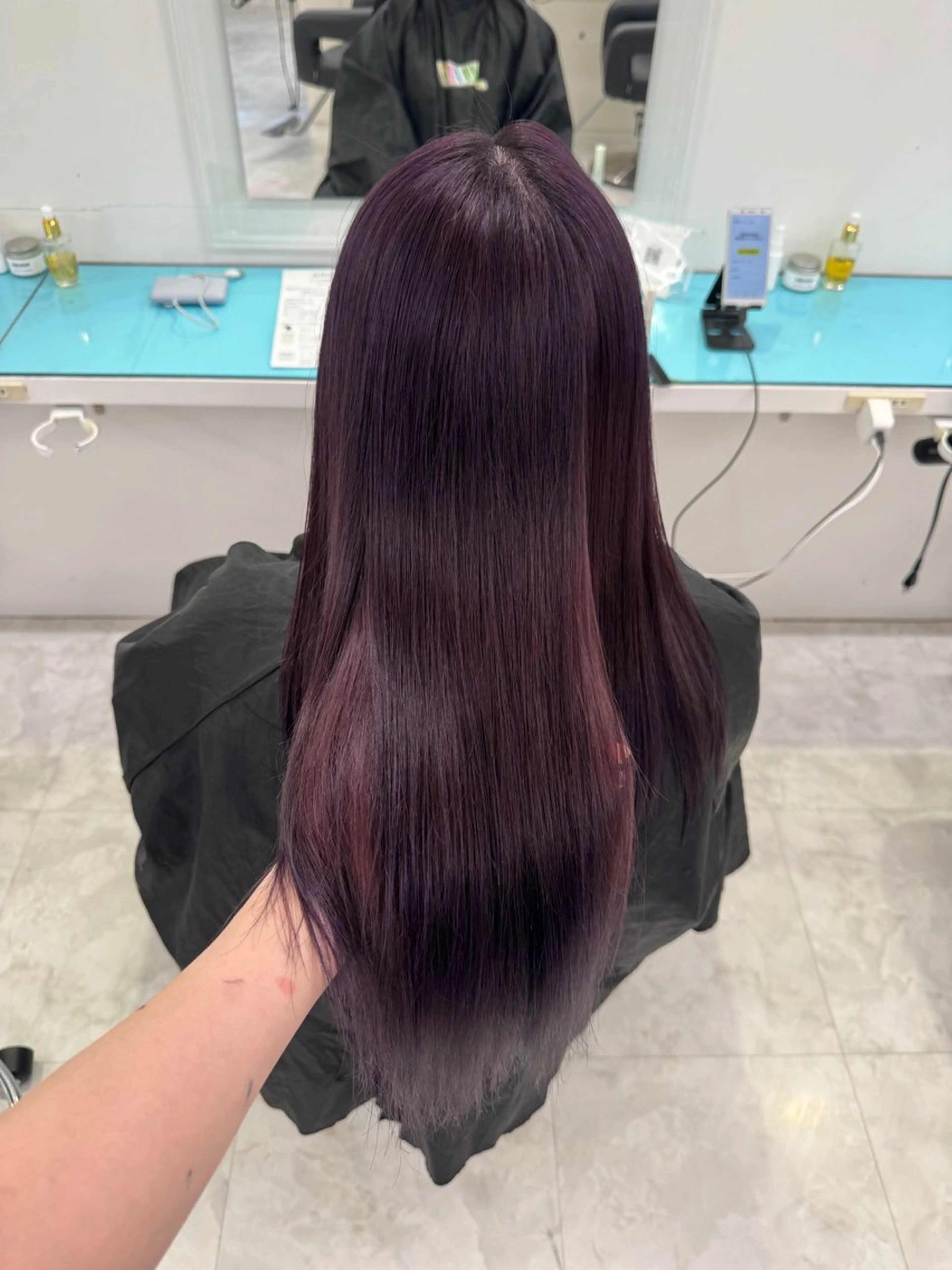 ロング カラー 🤍韓国ワンホンヘ ア SHIONE🤍のヘアスタイル