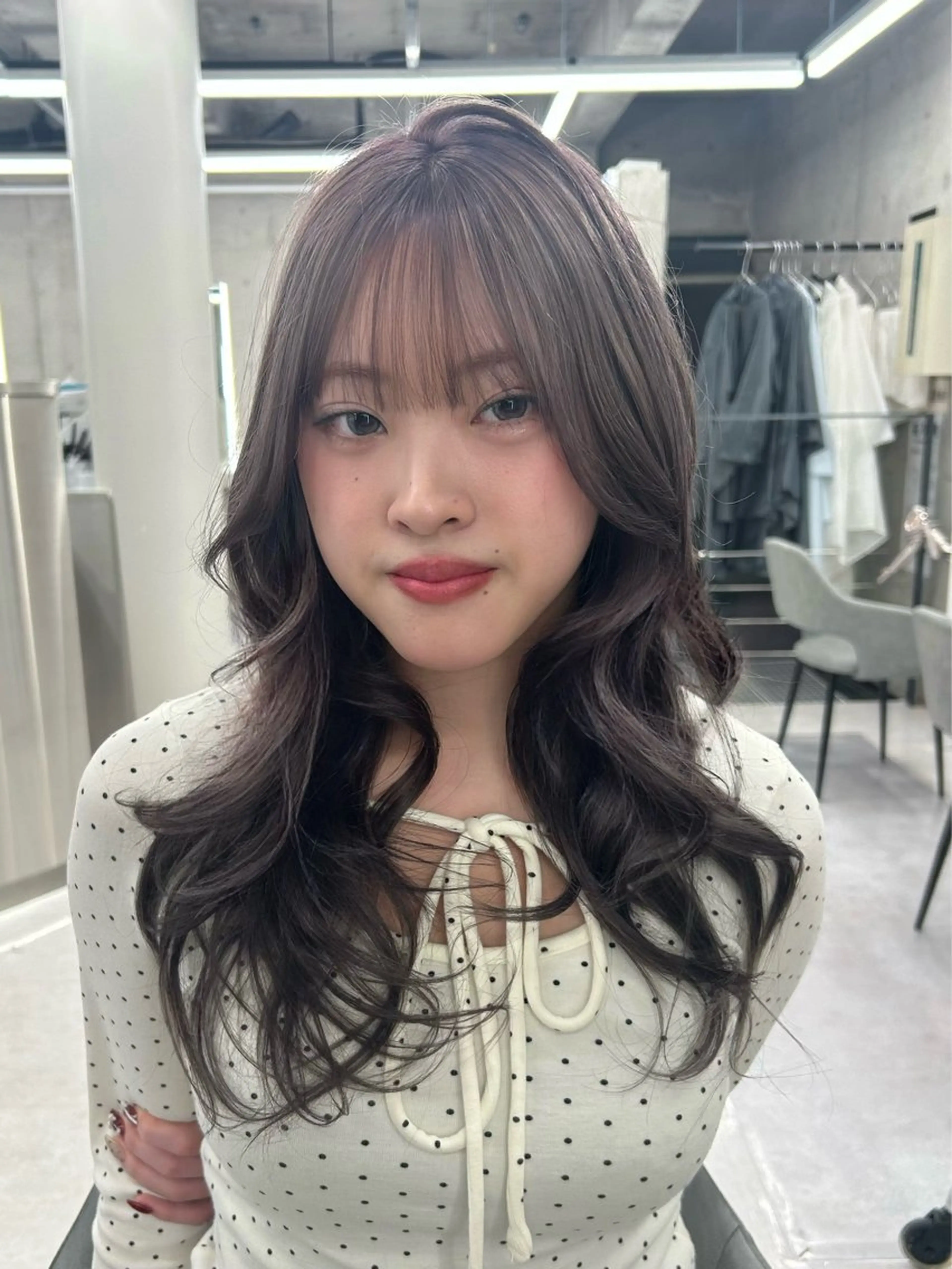 ロング カラー カット ヘアカラー カラー/エクステ 🤍ルナのヘアスタイル