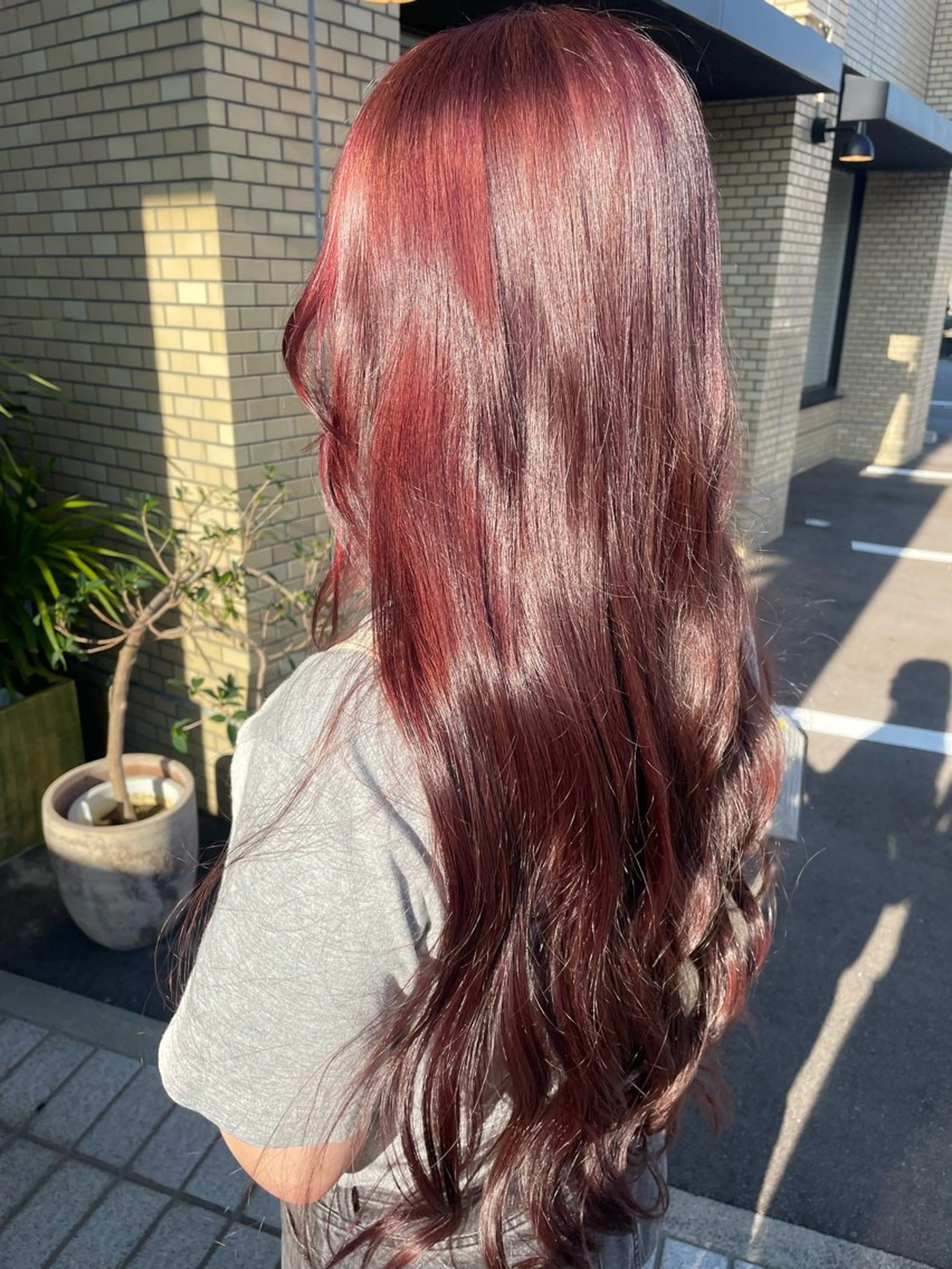 ロング カラー ラベンダーカラー ピンクカラー ピンクラベンダー ヘアカラー lutz／ MIONのヘアスタイル