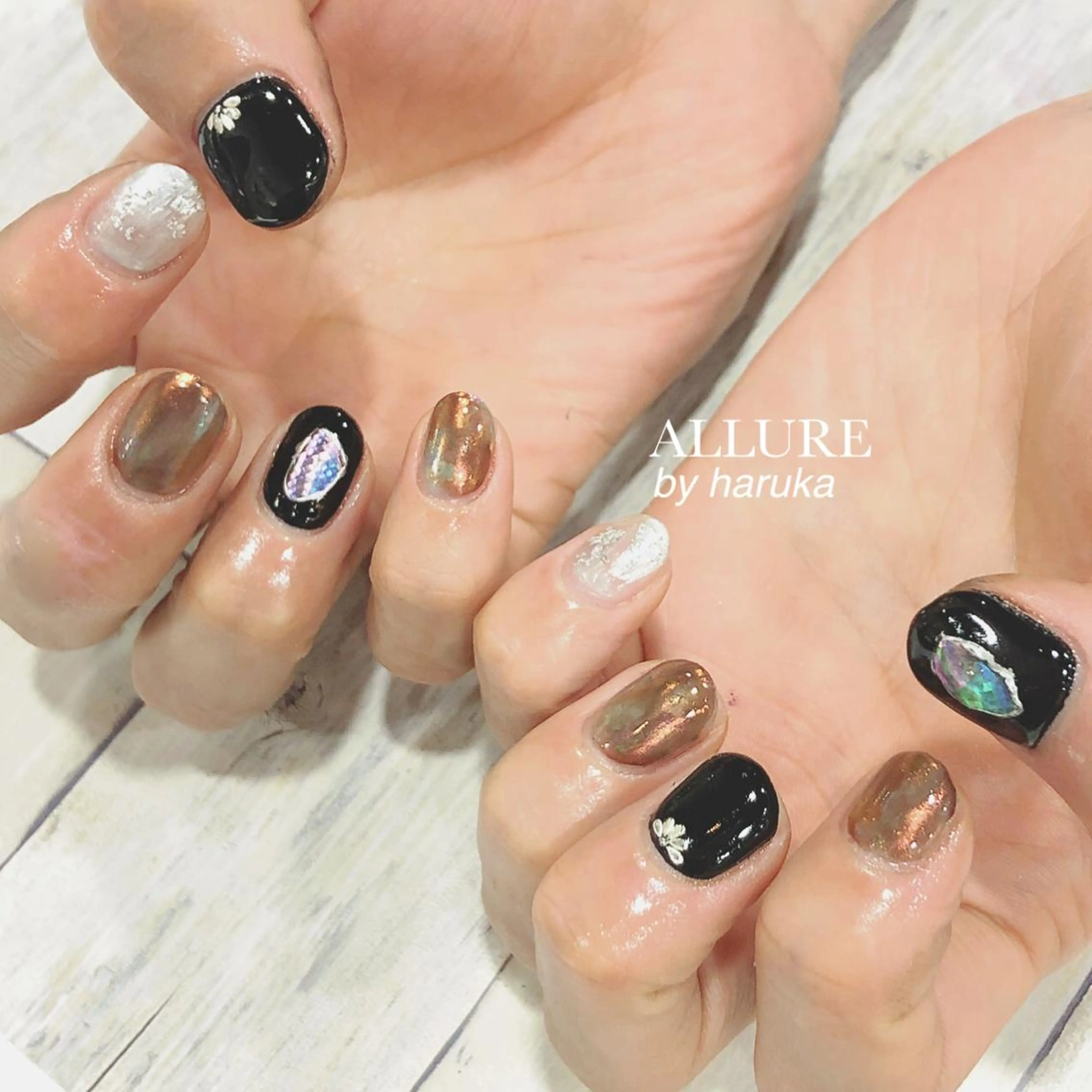 メンズ ネイル メンズネイル Allure小山店 高橋陽香のネイルデザイン