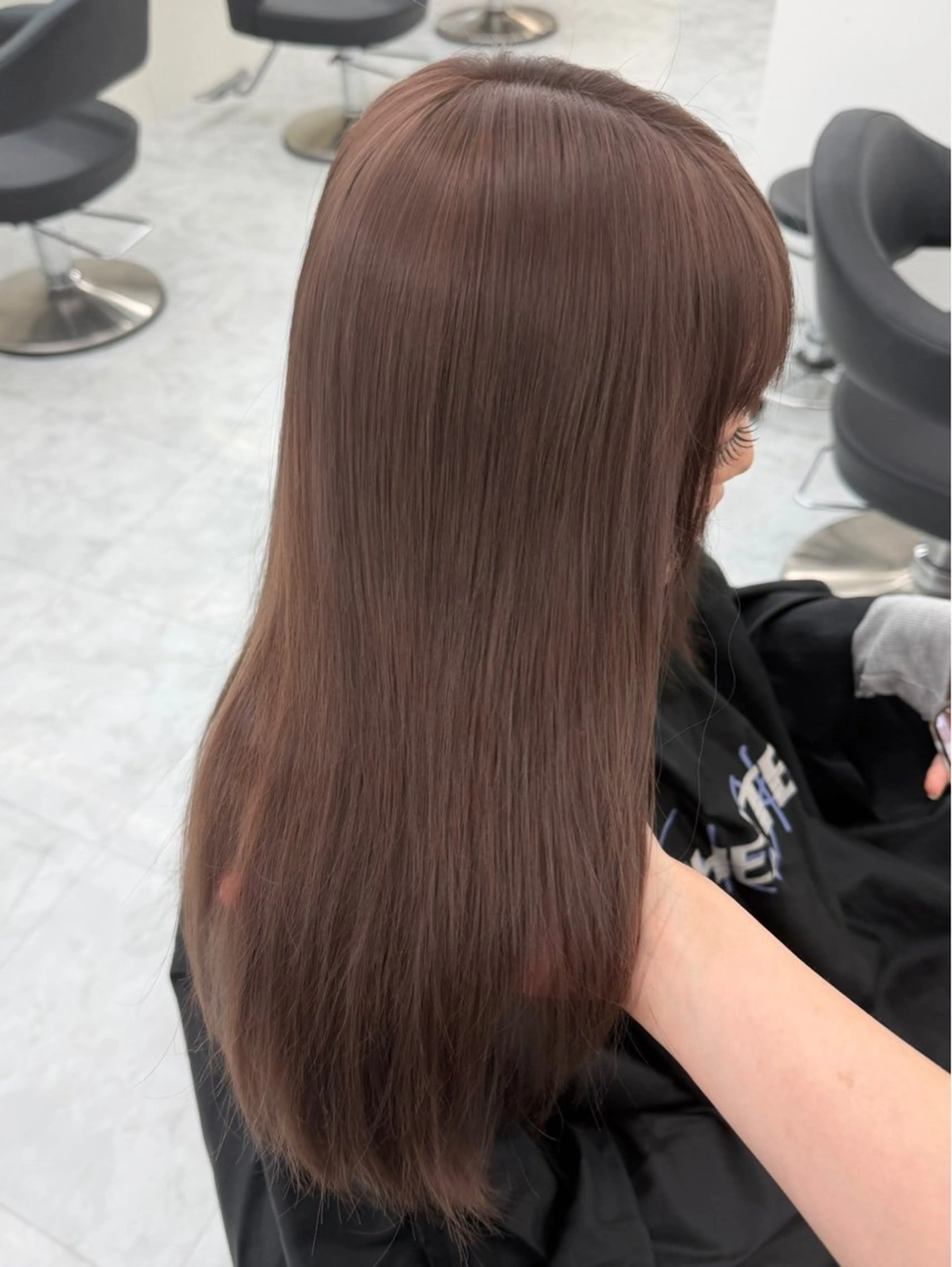 セミロング ヘアカラー ヘッドスパ ヘアセット 似合わせstyle ❤︎misaki❤︎のヘアスタイル