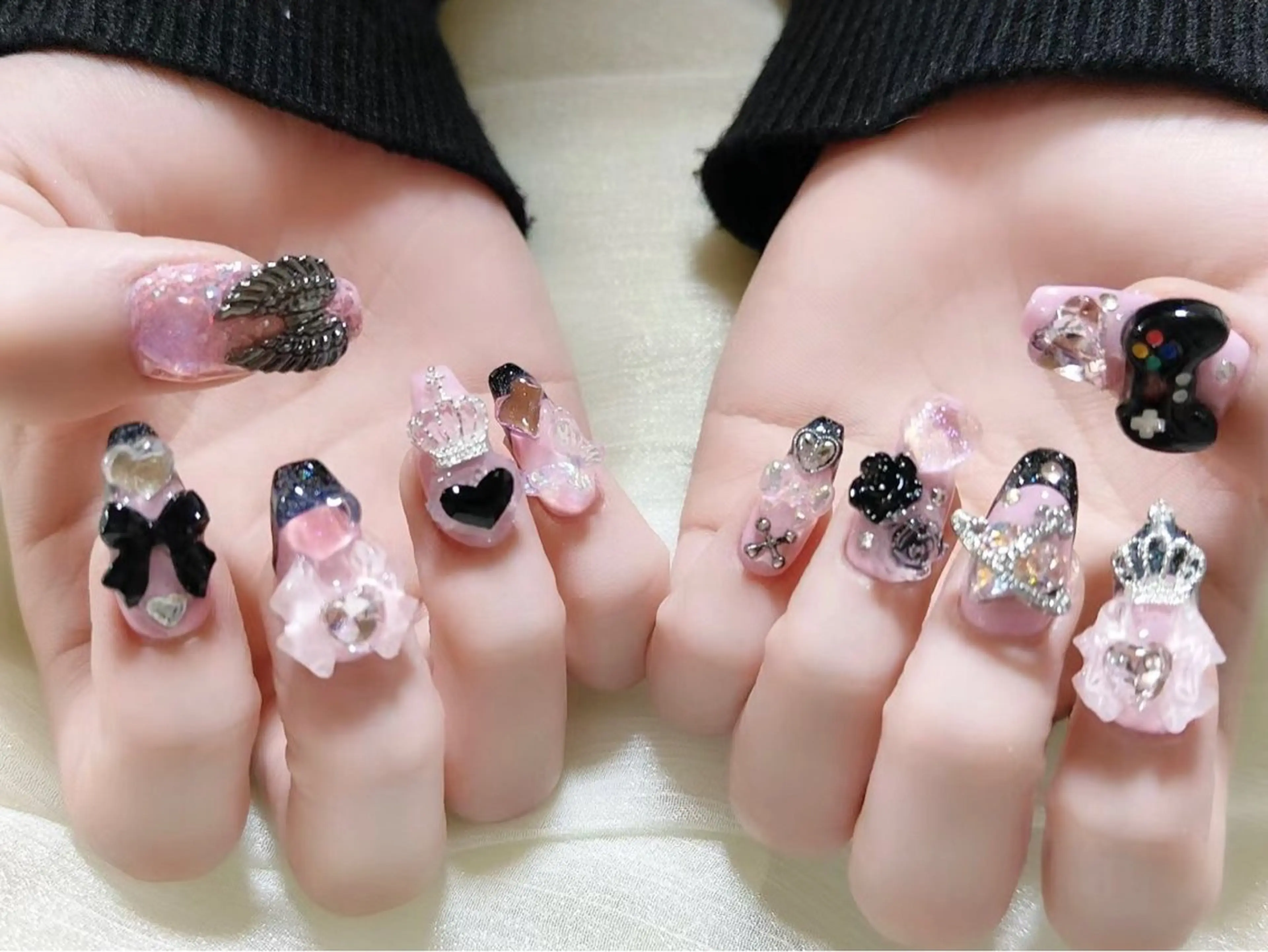 ネイル 長さ出し スカルプネイル Zz nail salonのネイルデザイン