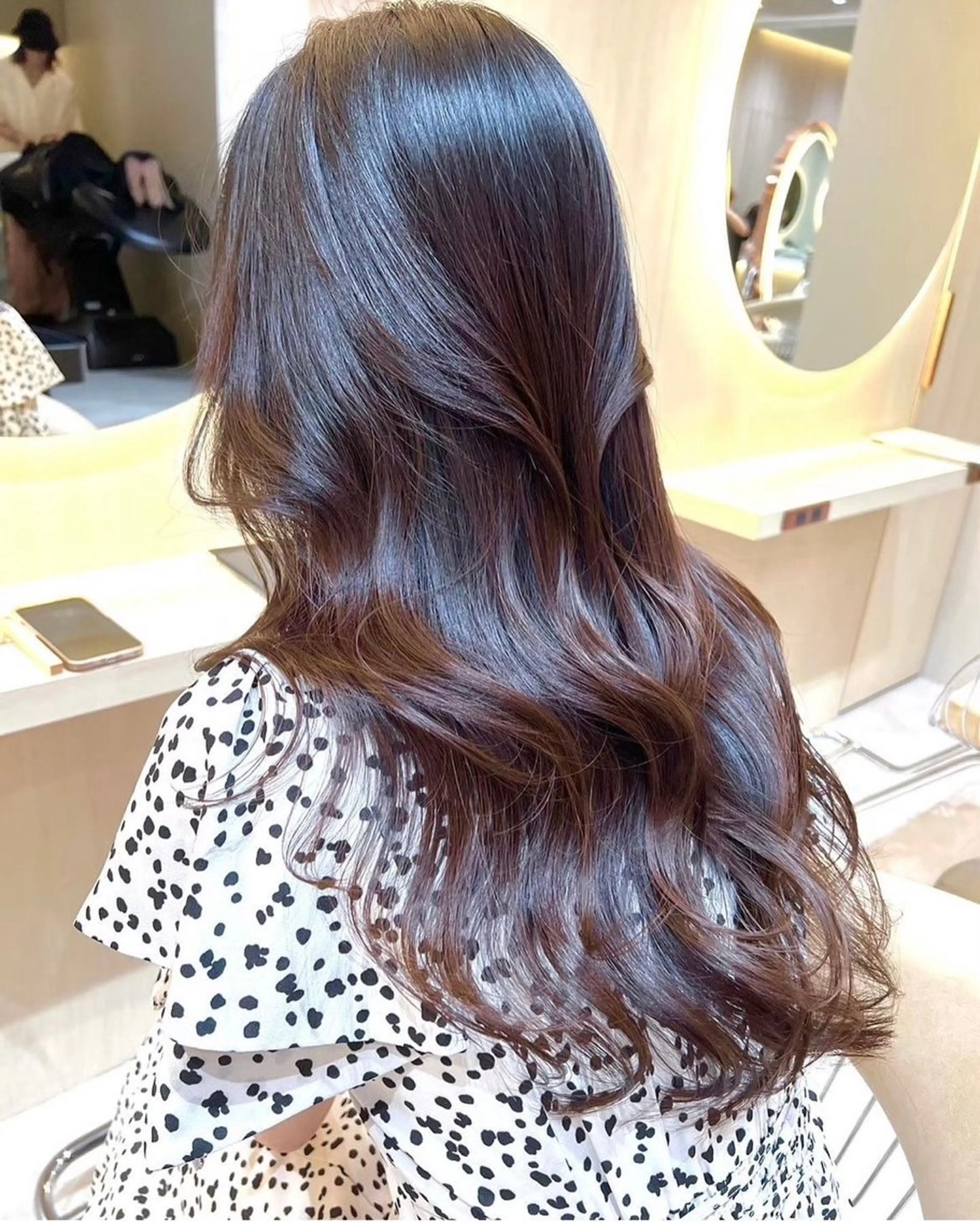 ロング 韓国風ヘア ロング ヘアカラー トリートメント ショートカット/ 森栄範のヘアスタイル