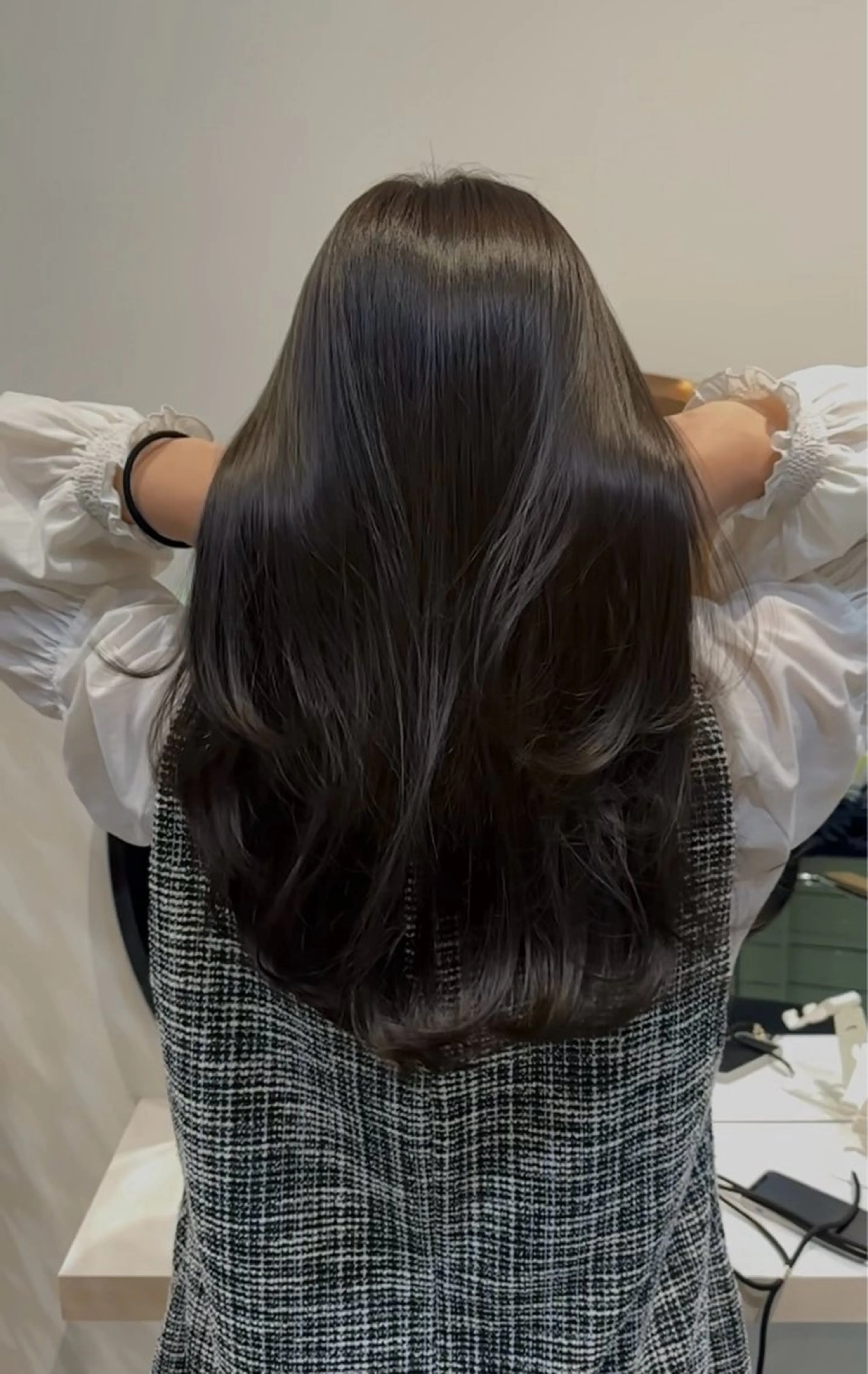 セミロング カット ヘアカラー トリートメント 下北沢suu所属・AYAKA 下北沢suuのヘアスタイル