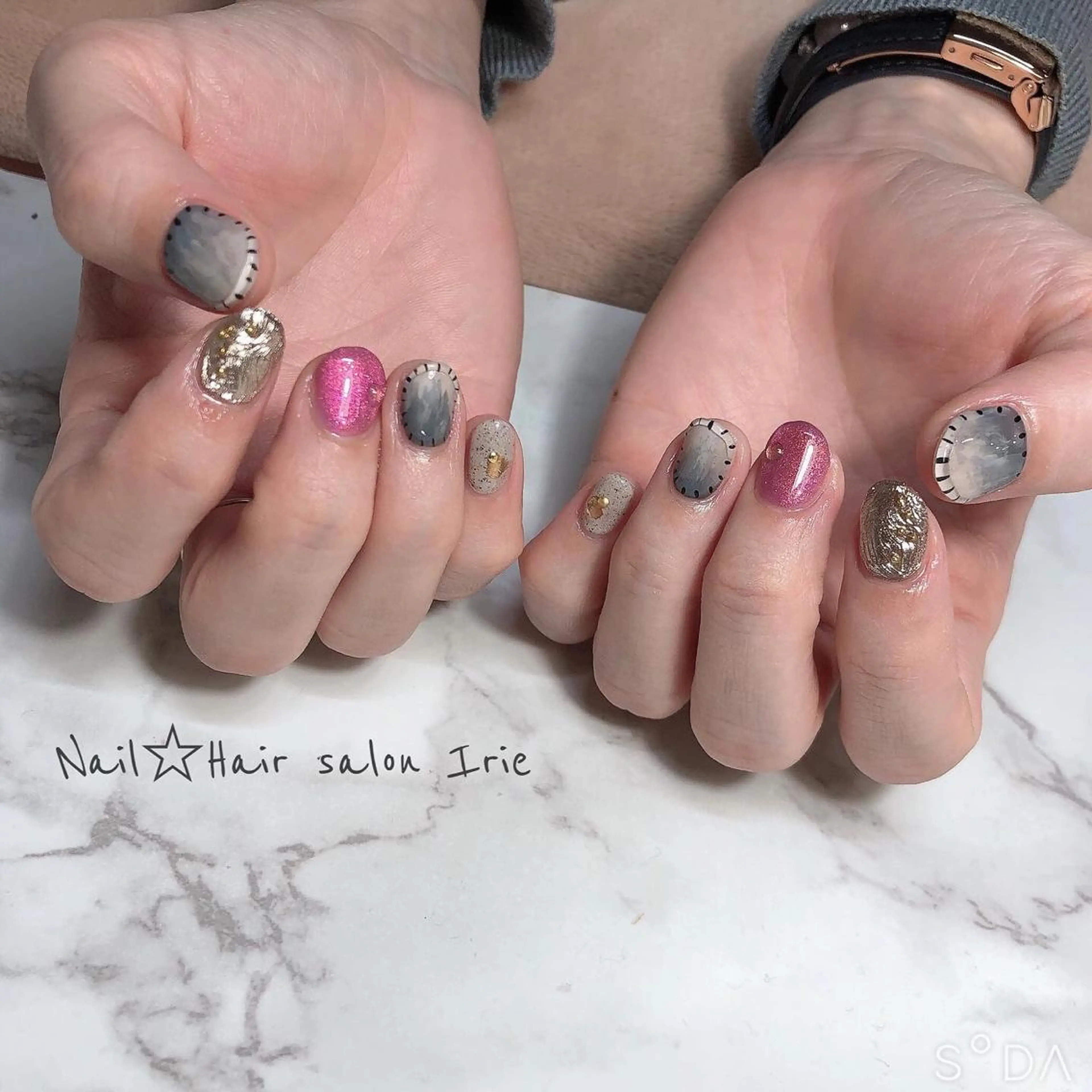 ネイル ハンドネイル Hair salon Irie所属・與儀 知佳のネイルデザイン