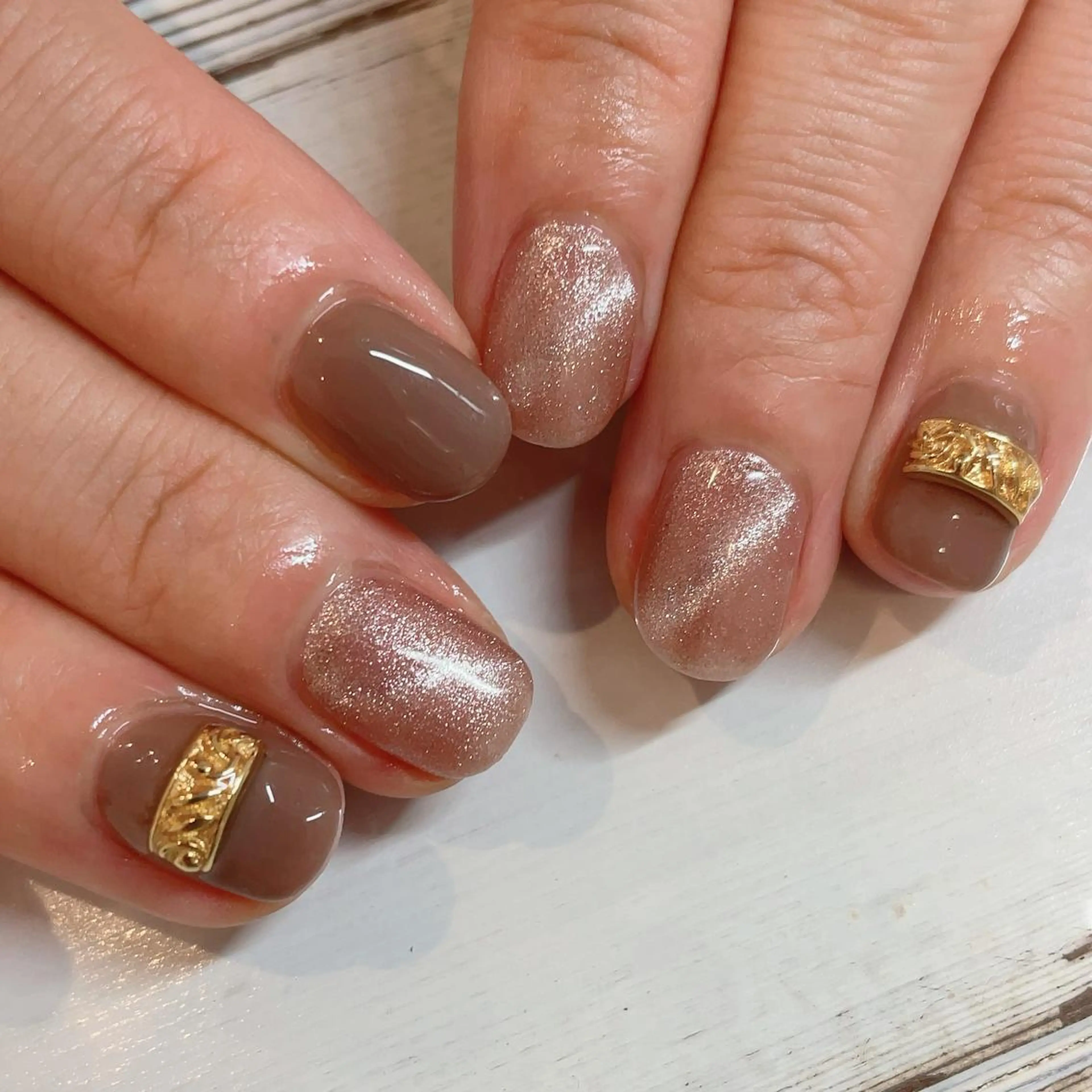 ネイル マグネットネイル Serenity by Mari所属・Shinozaki mariのネイルデザイン