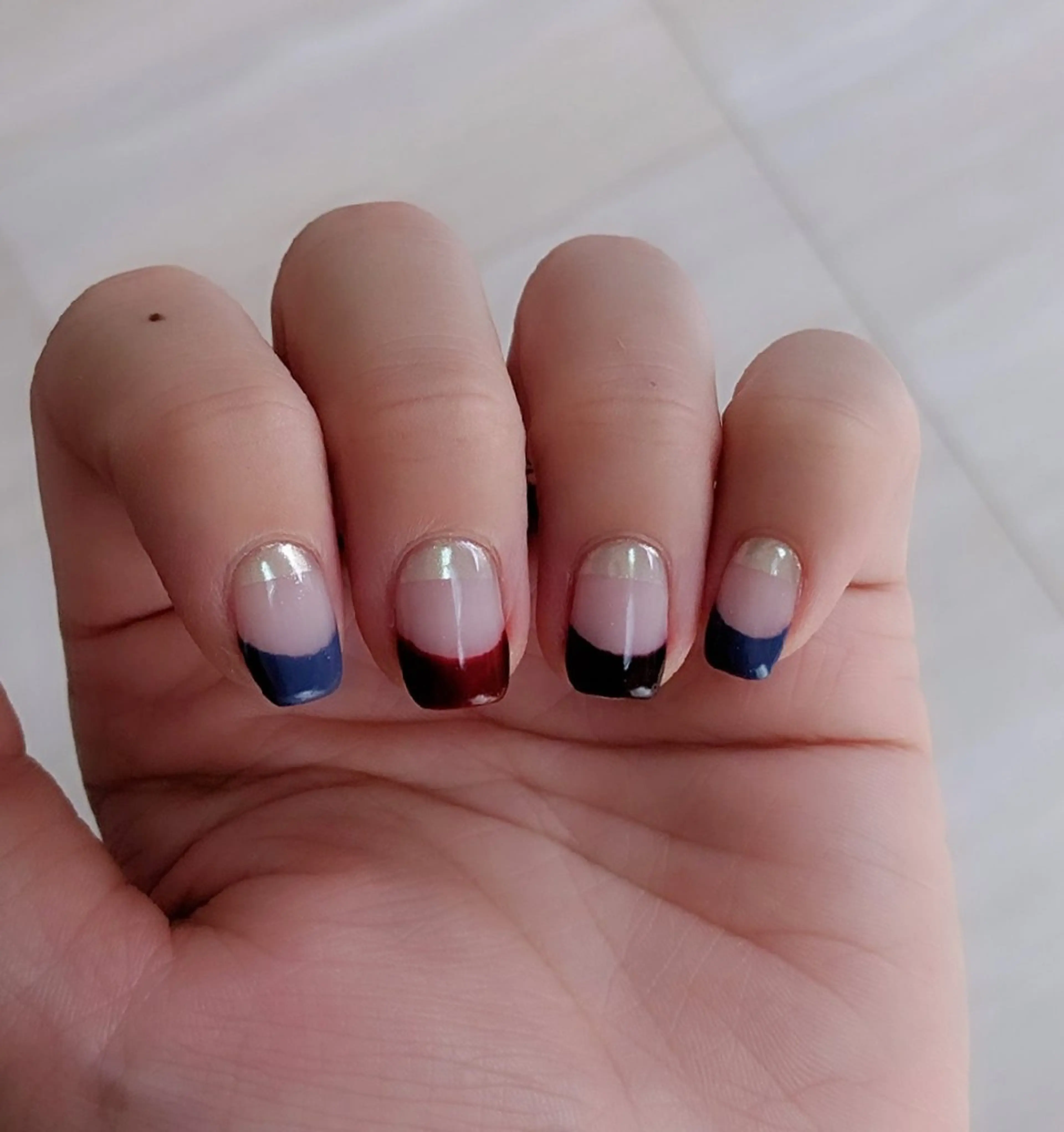 ネイル フレンチネイル ハンドネイル hair&nail gumi所属・hair&nail gumiのネイルデザイン