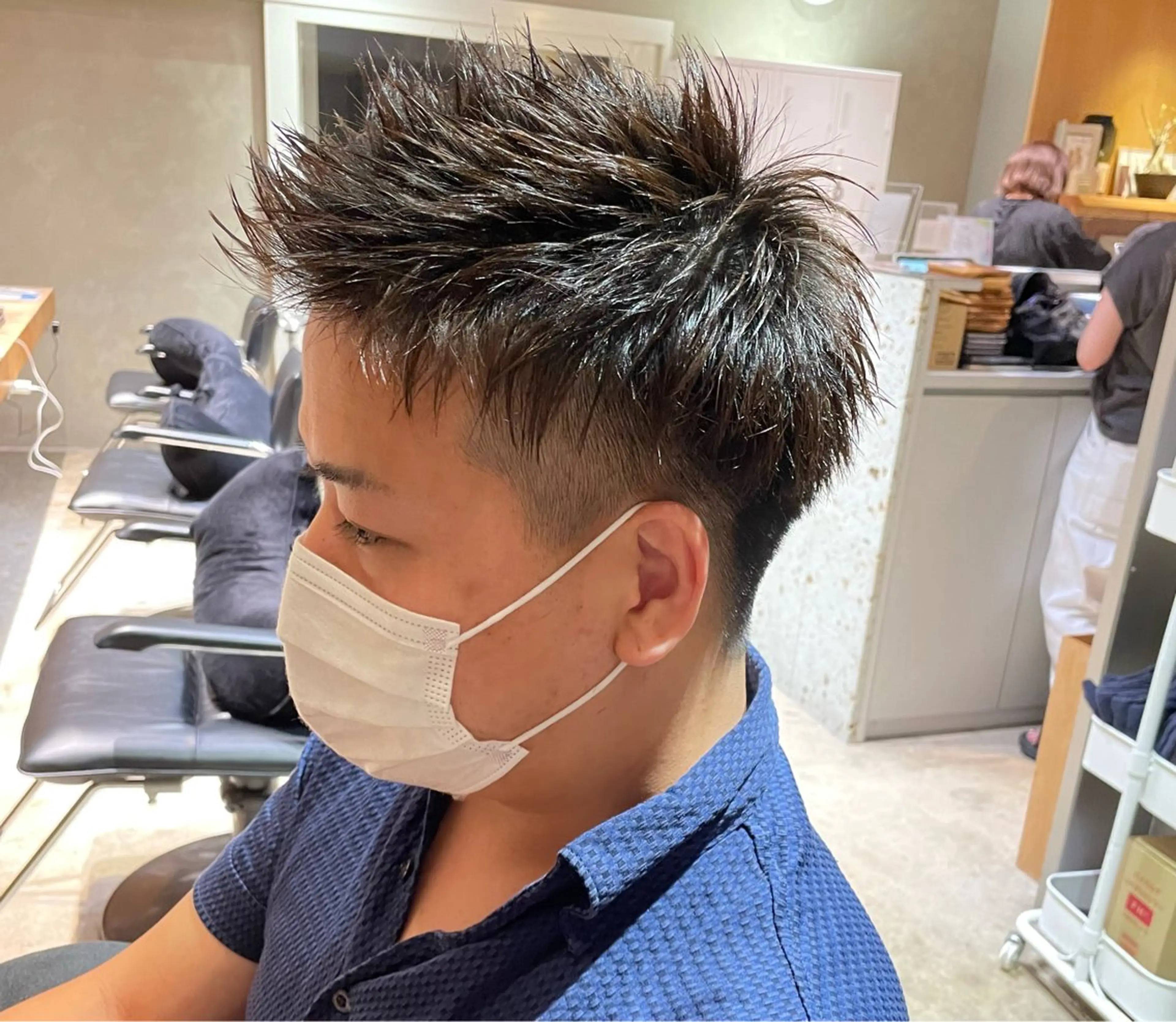 ショート メンズ メンズショート ショートヘア カット トリートメント ヘッドスパ ヘアセット AIN.ANLY.所属・小池 祐｜髪質改善× 艶髪特化｜のヘアスタイル