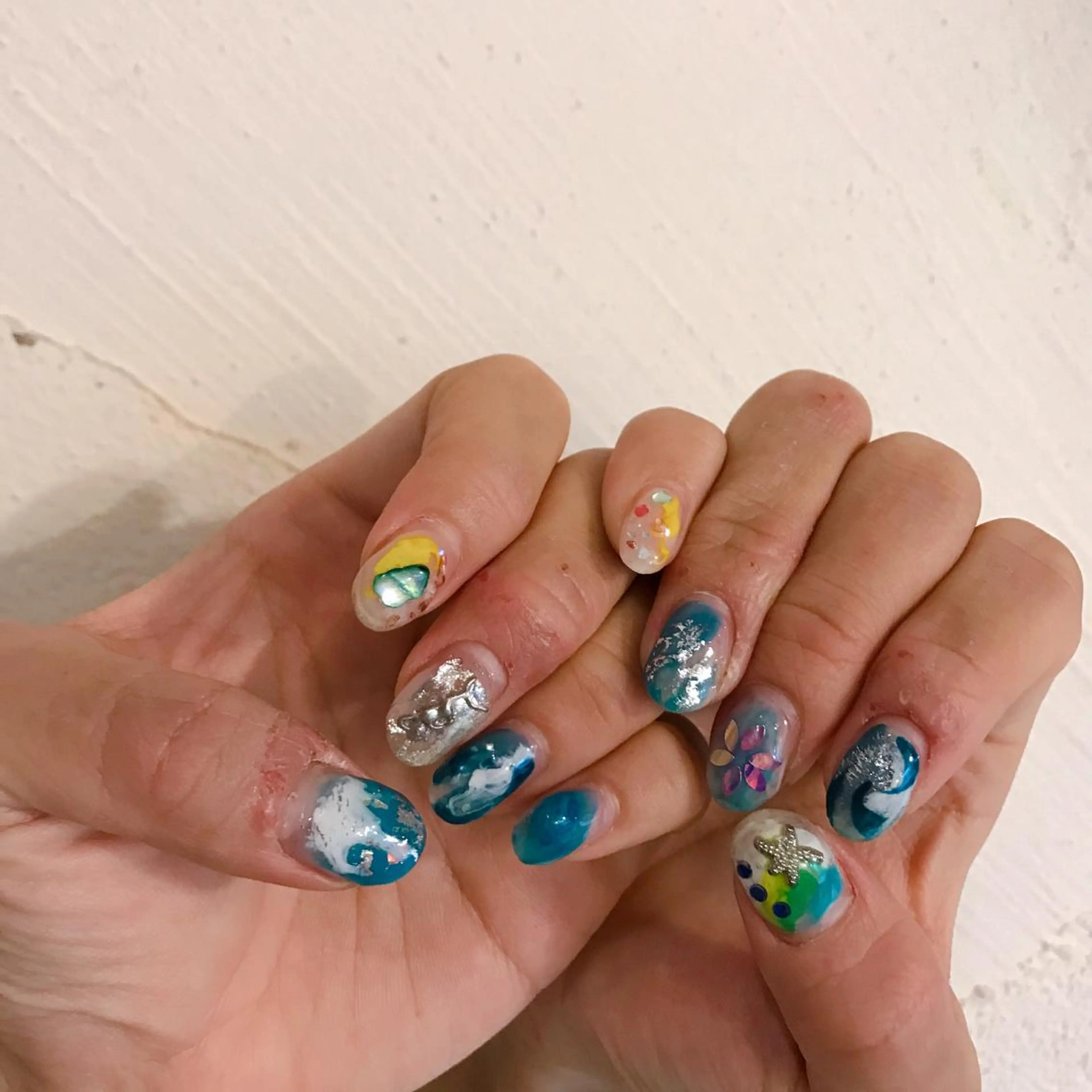 ネイル アートネイル 【カメレオン】 上村 祥子のヘアスタイル