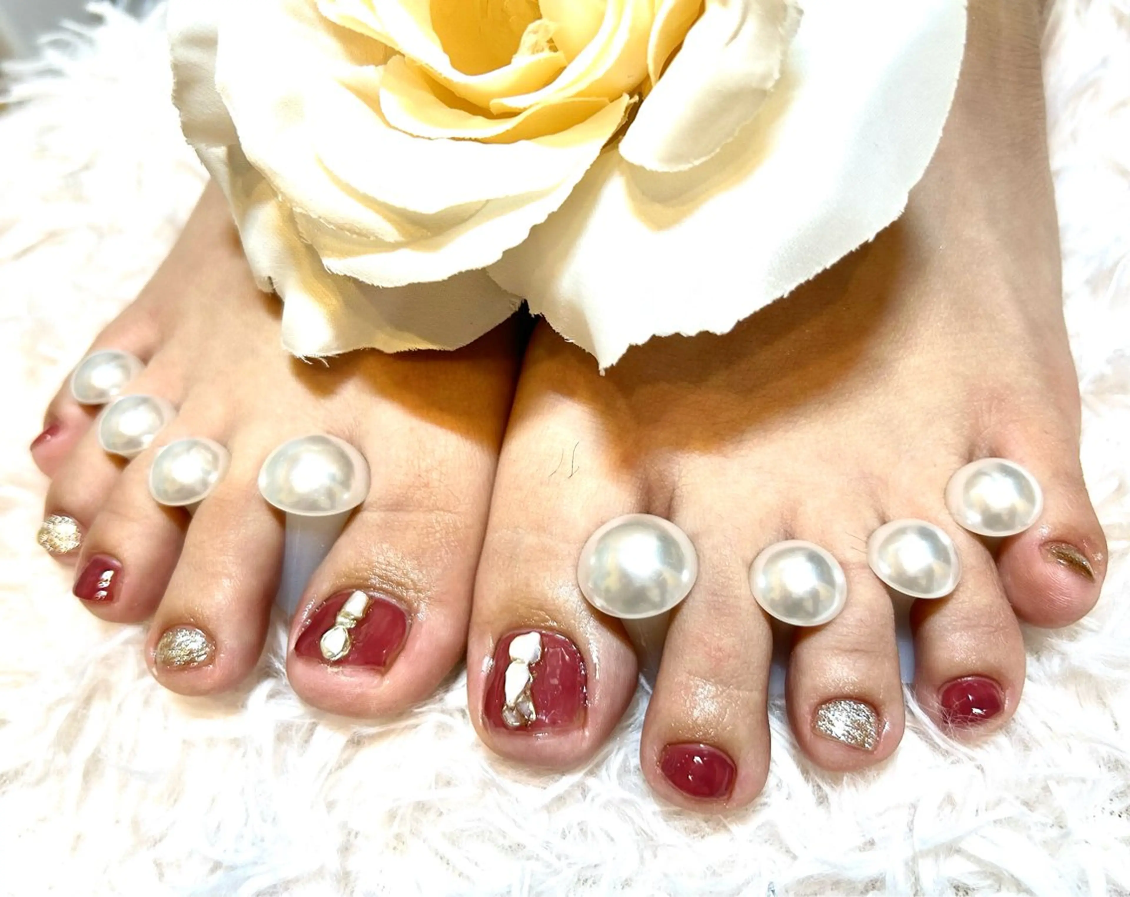 ネイル フットネイル 頑張る女性の味方✴︎ M.i　nail ♡のネイルデザイン