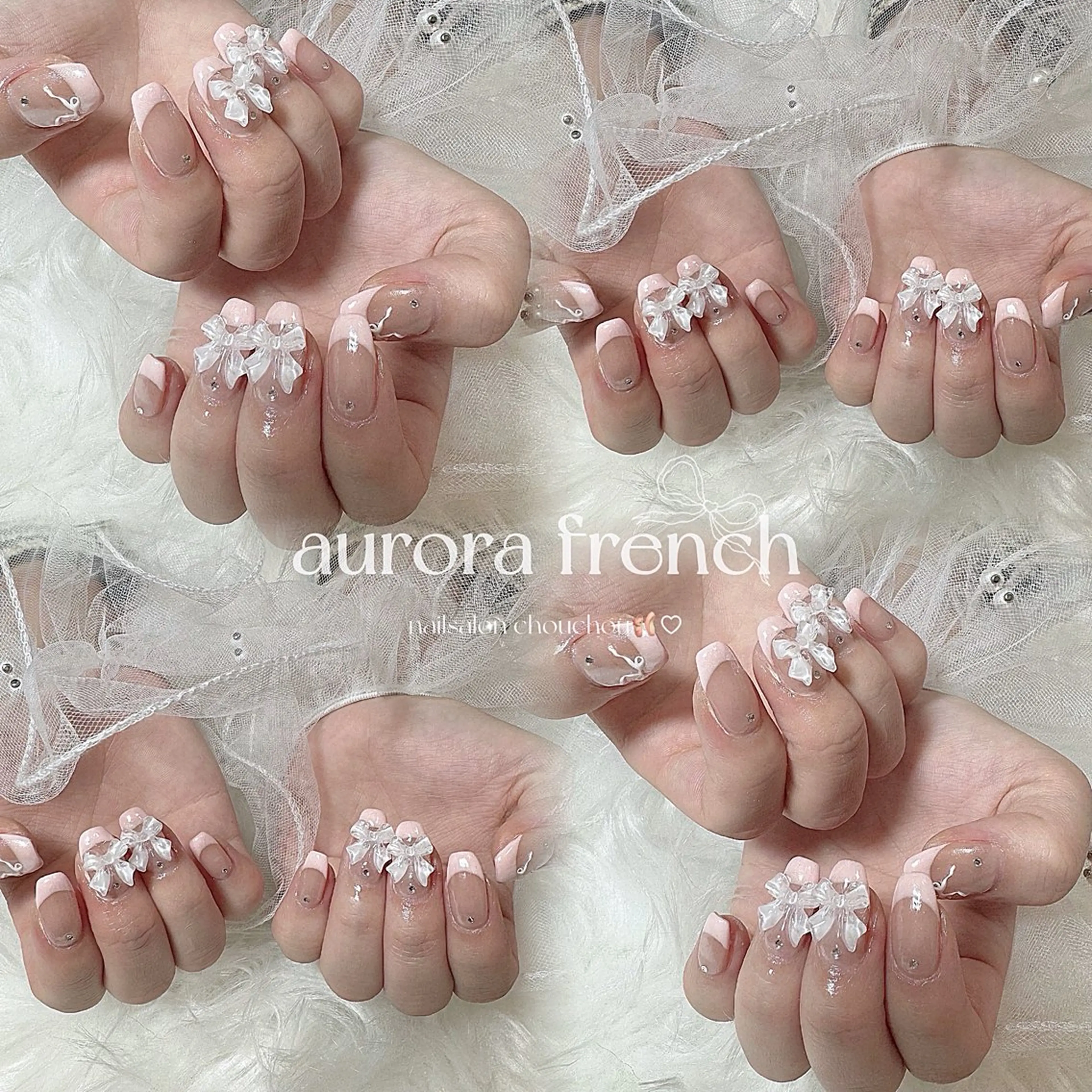 ネイル ハンドネイル シュシュ 🎀 girly nailのネイルデザイン