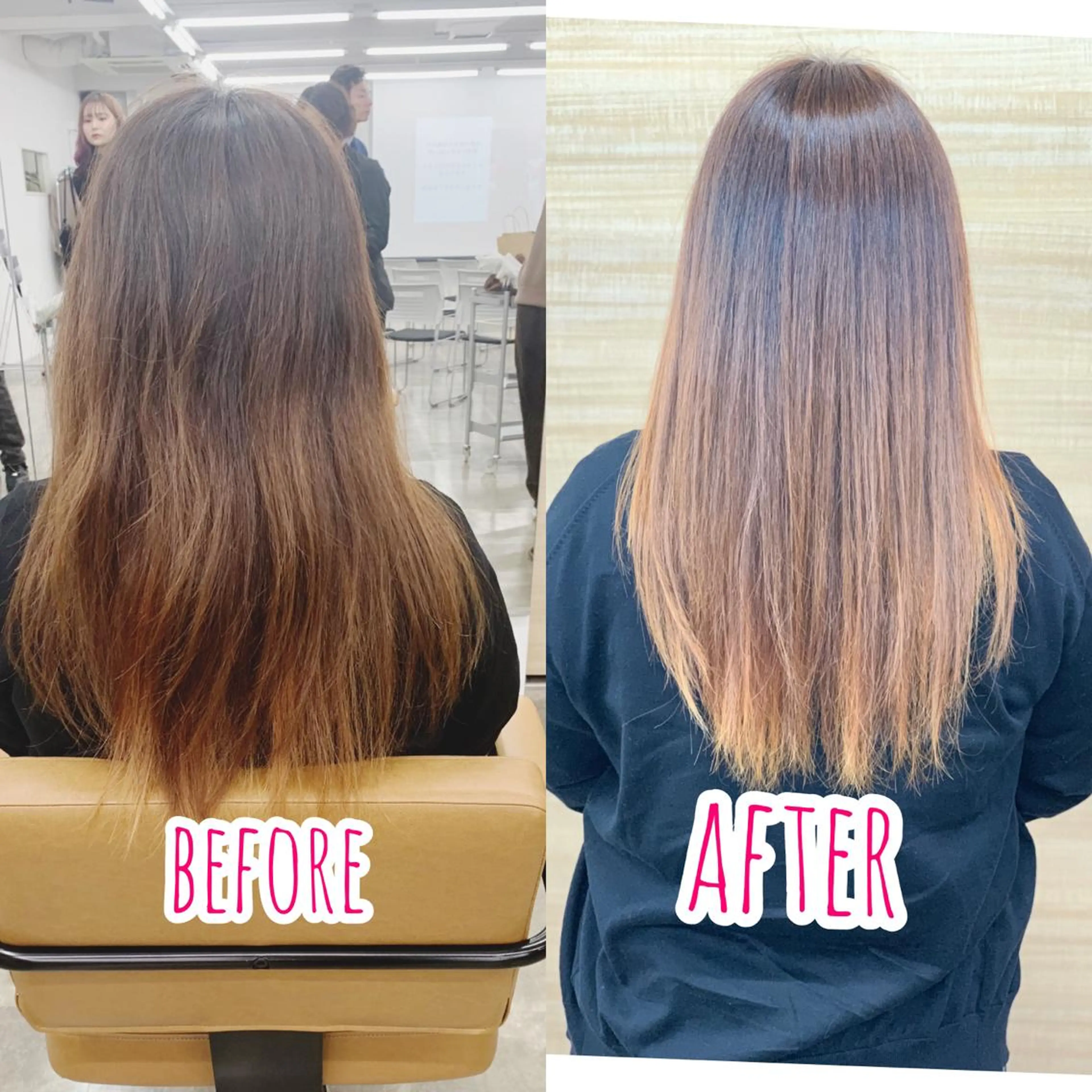 ロング 髪質改善 トリートメント サンテヴィスタ 本八幡店所属・中根 いち 美髪を作るプロのヘアスタイル