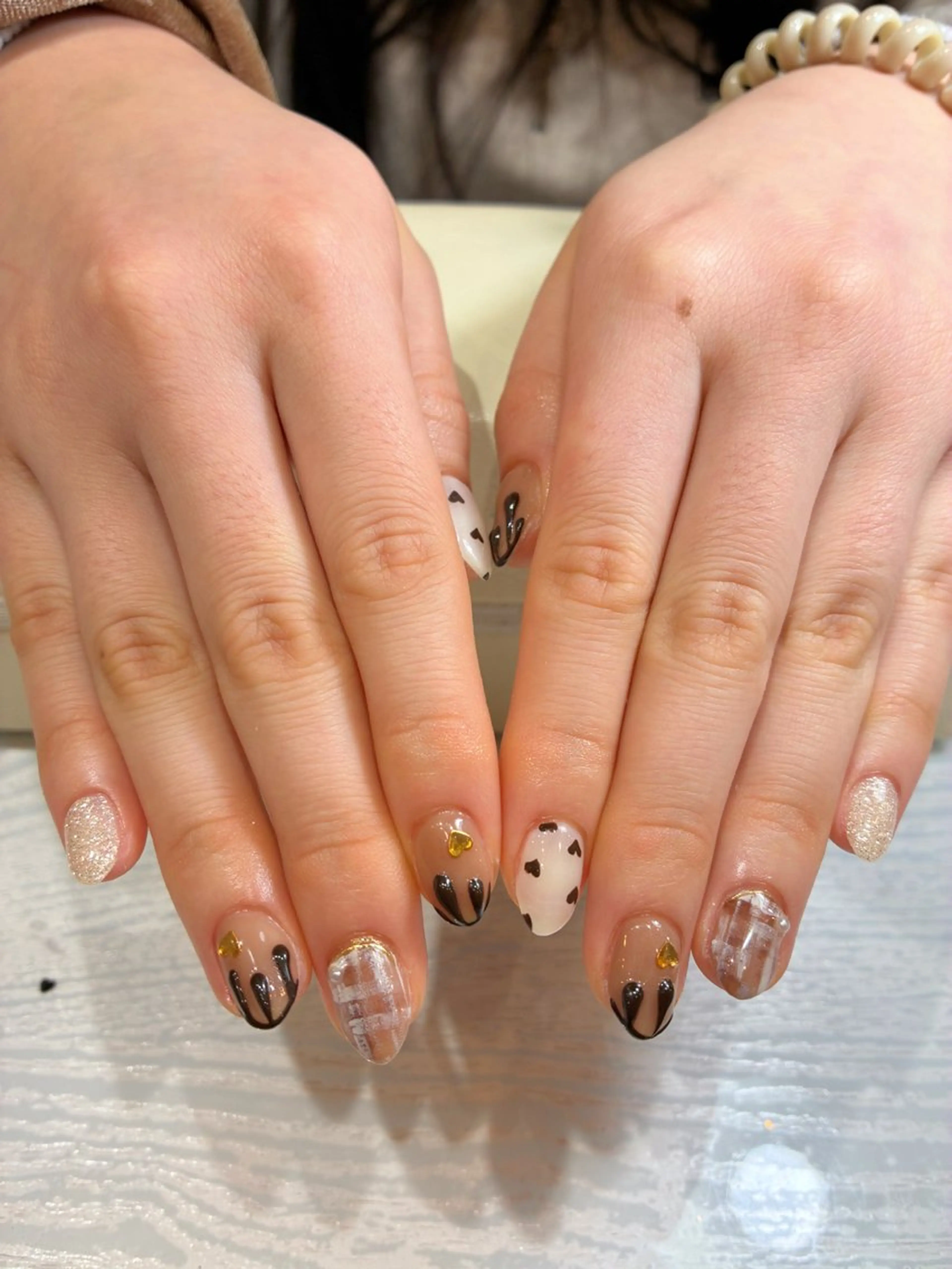 ネイル シンプルネイル Nest 岩崎のネイルデザイン