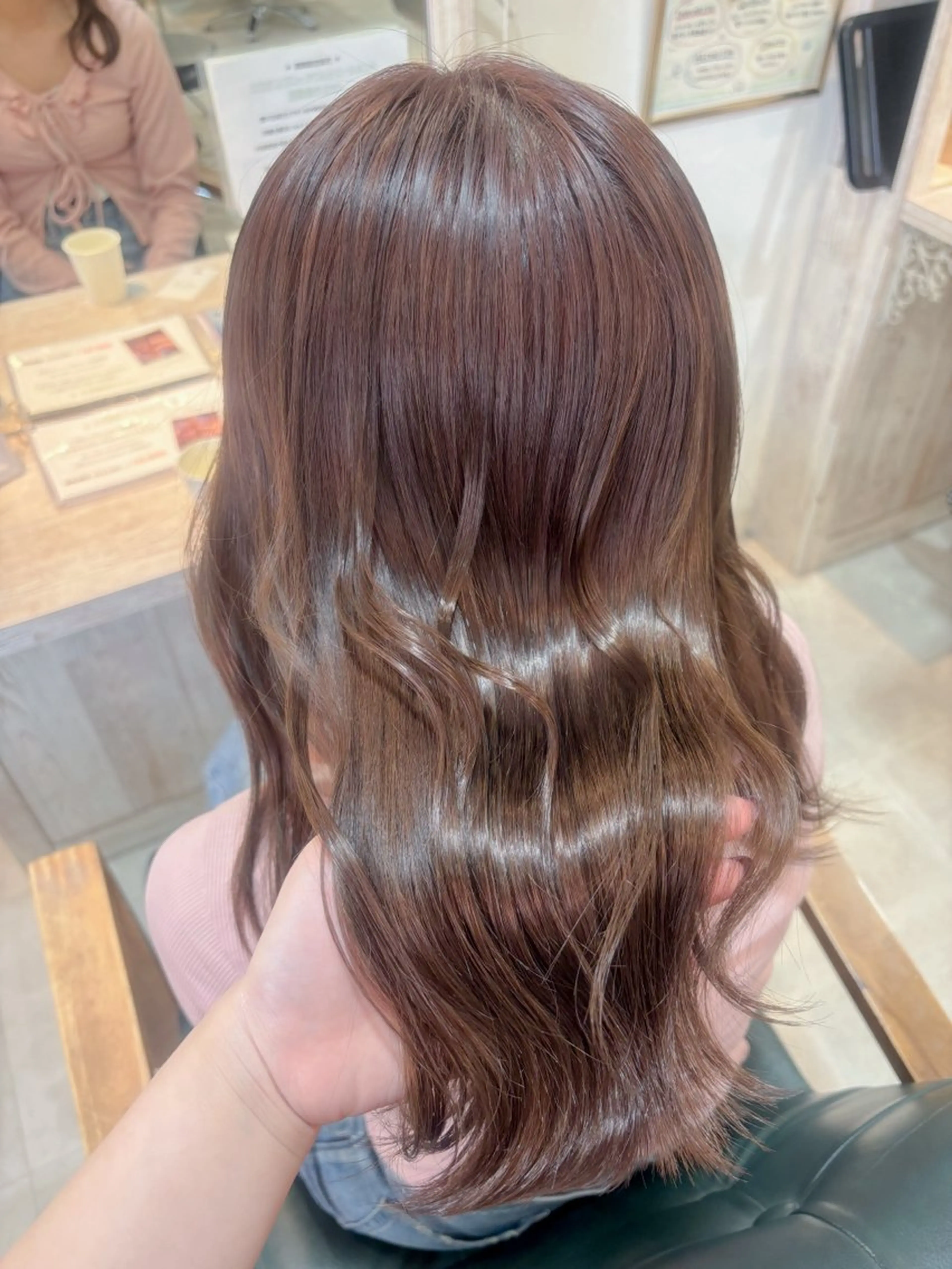 セミロング カラー 🎀透明感カラー🎀 Suzuka♡のヘアスタイル