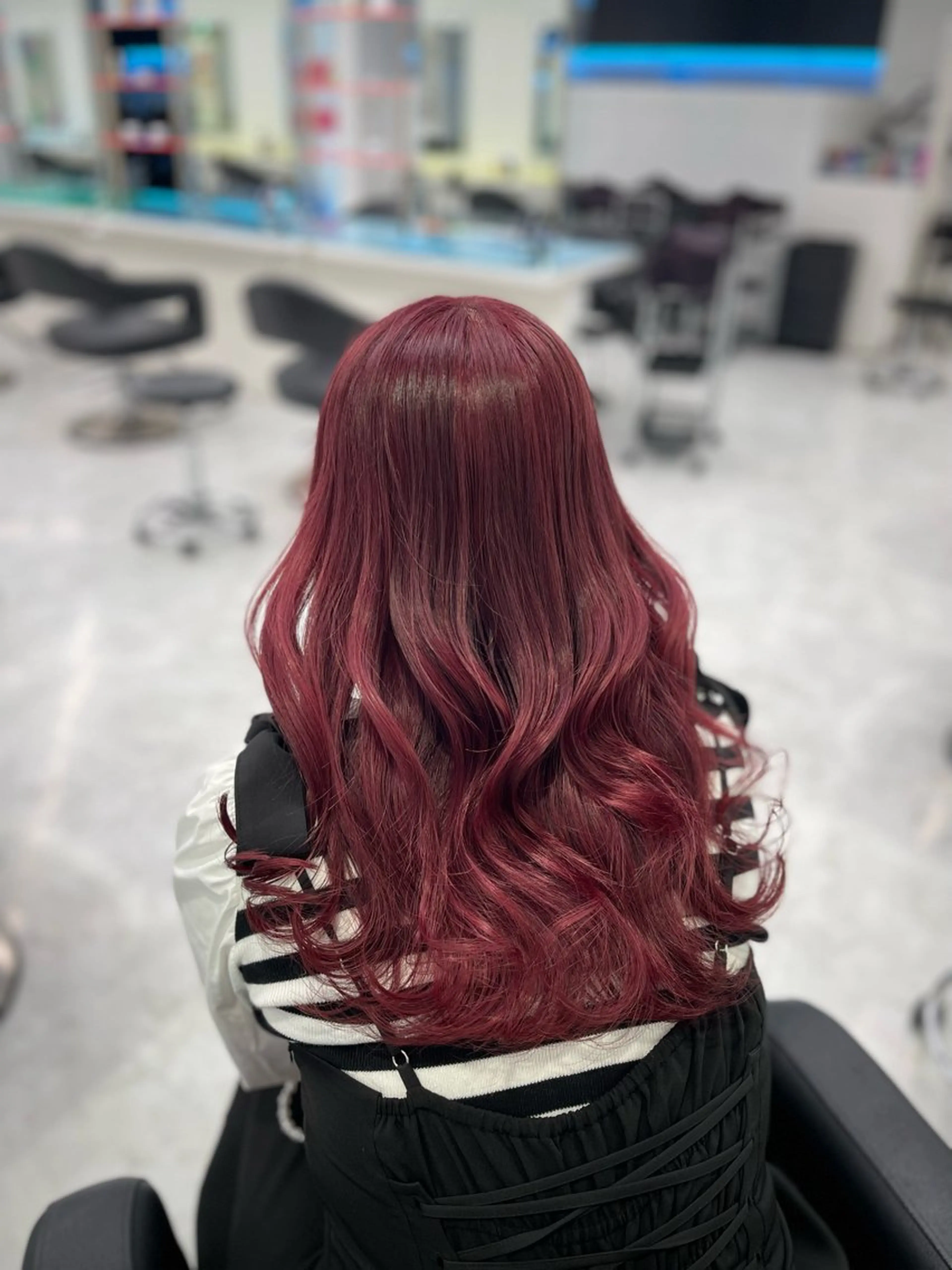 👑1日2名様限定👑ケアカラー＋髪質改善トリートメント＋シャンプーブロー＋お仕上げの写真