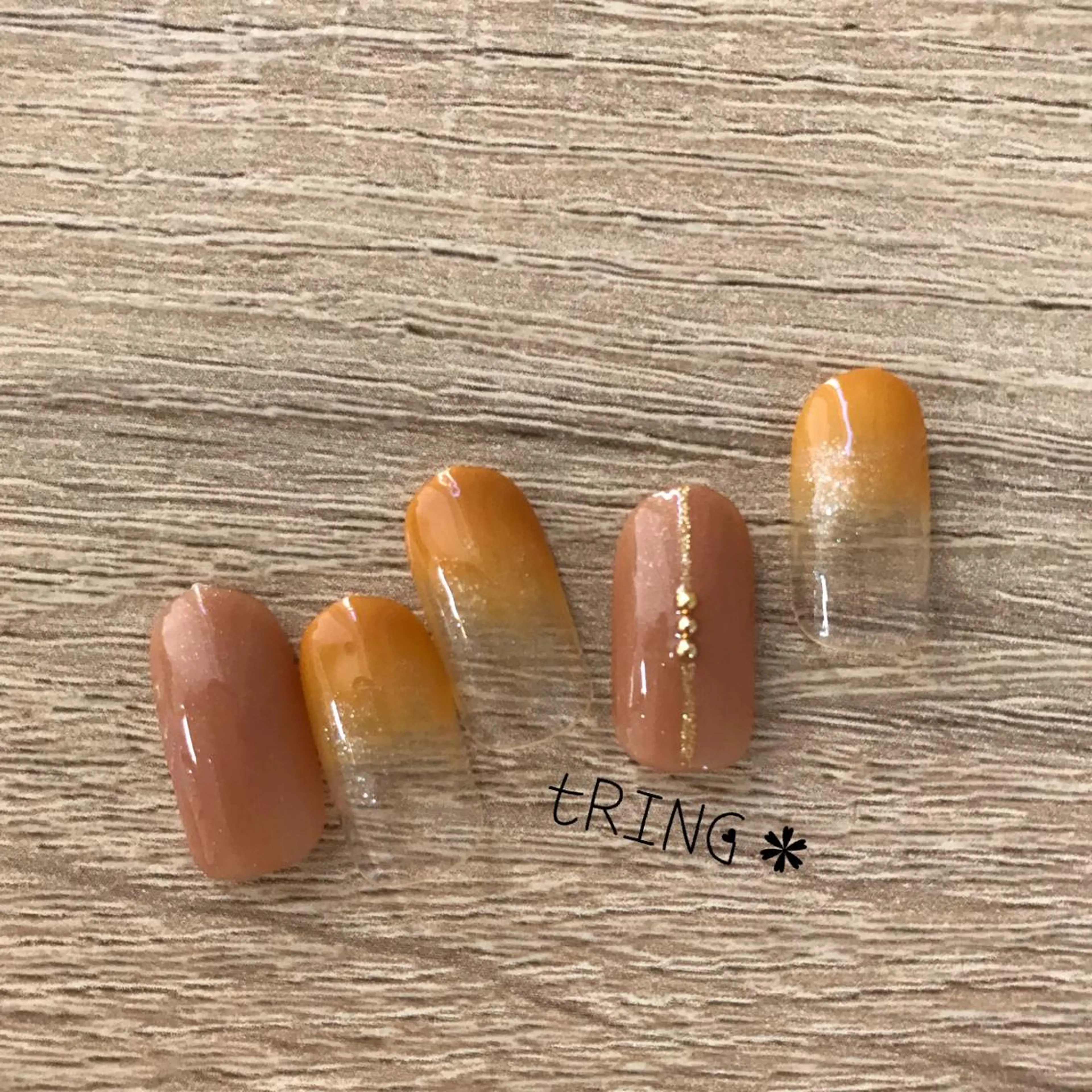 ネイル ハンドネイル tRING＊ しいの木台のネイルデザイン