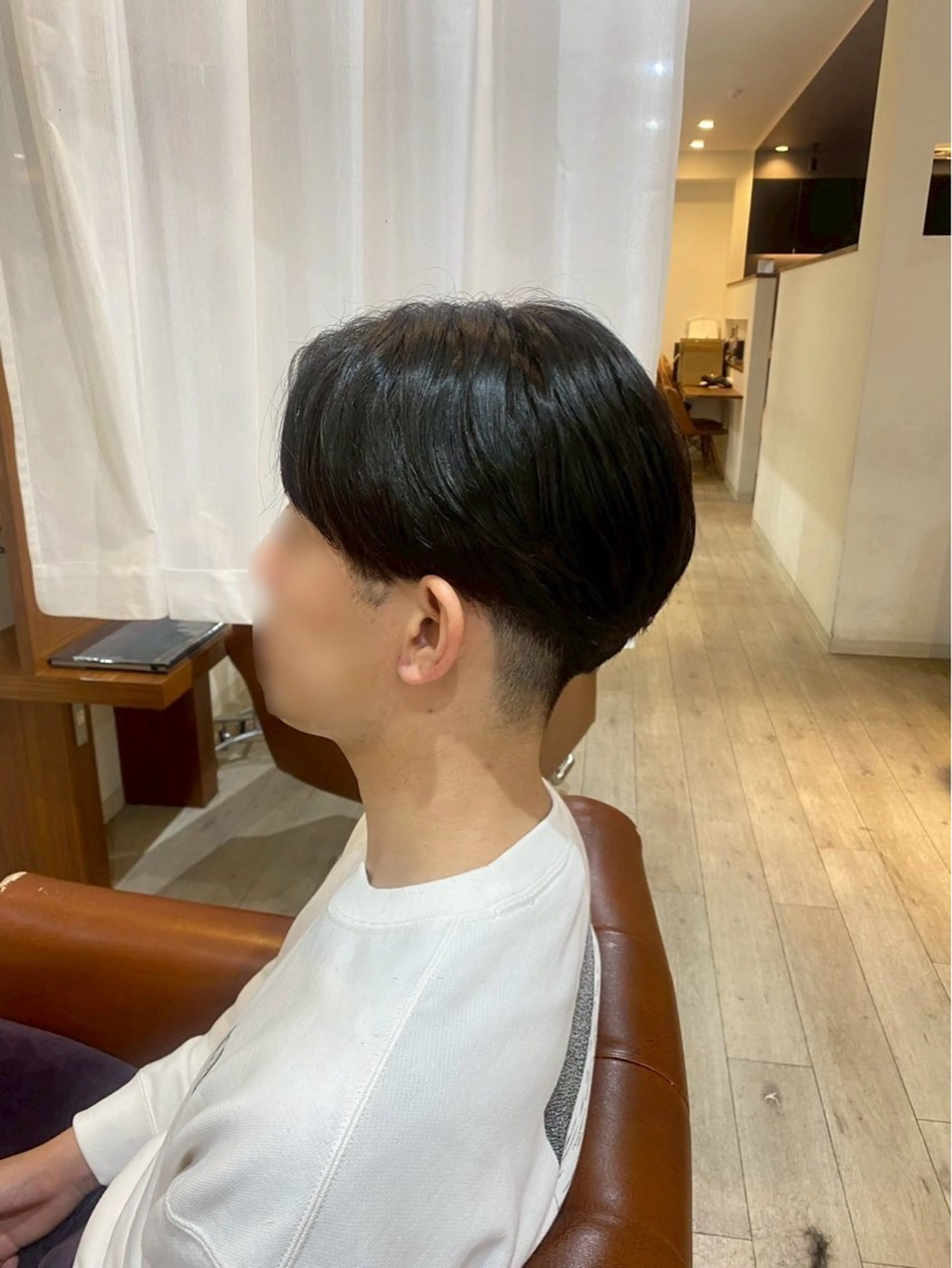 ショート メンズ センターパート 中島 正敏のヘアスタイル