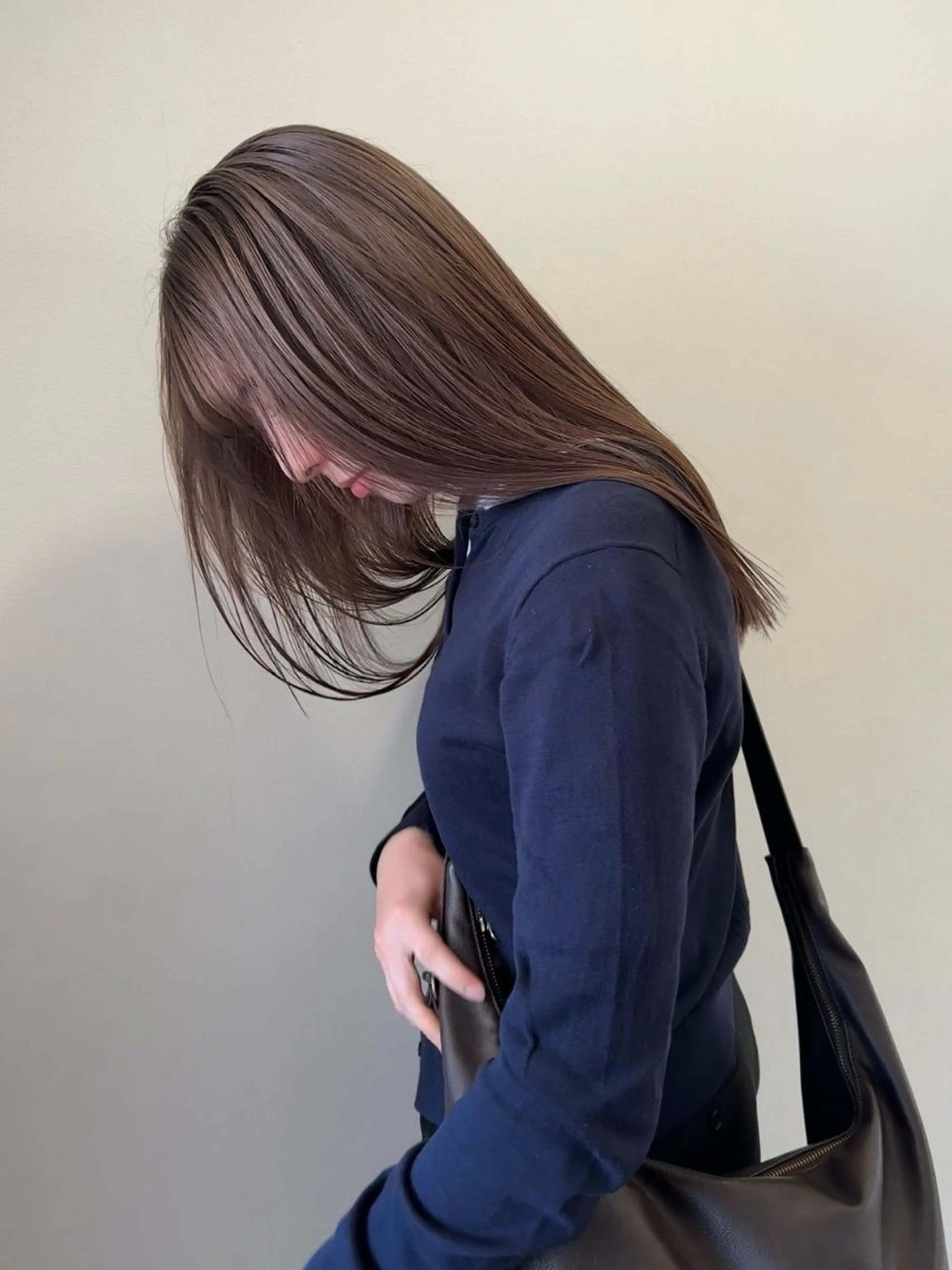 ロング カラー ブリーチ 透明感カラー ハシヅメ キョウカのヘアスタイル