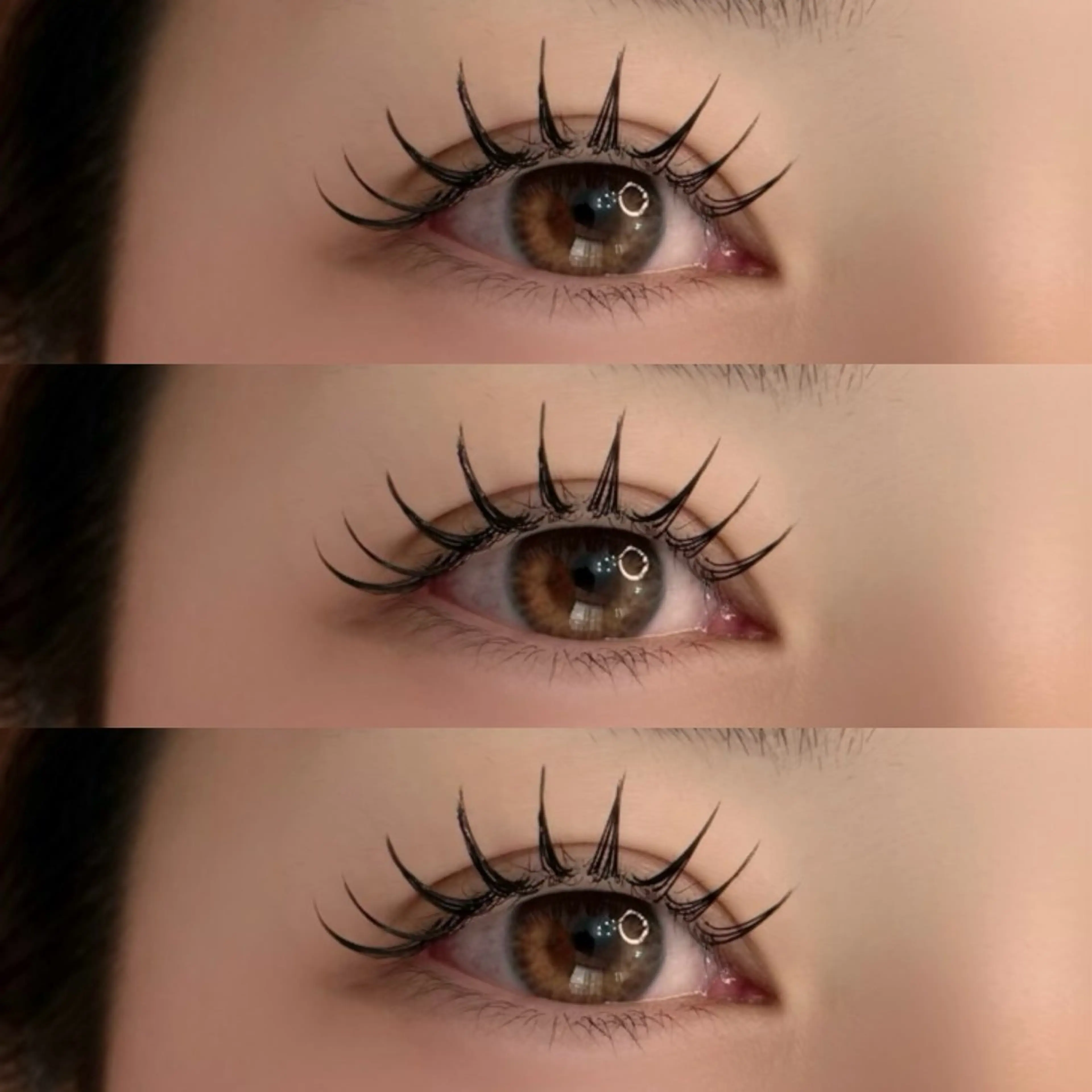 マツエク・マツパ マツエク 【那覇/束感まつ毛】 ｷｬﾒﾙのマツエク・マツパデザイン