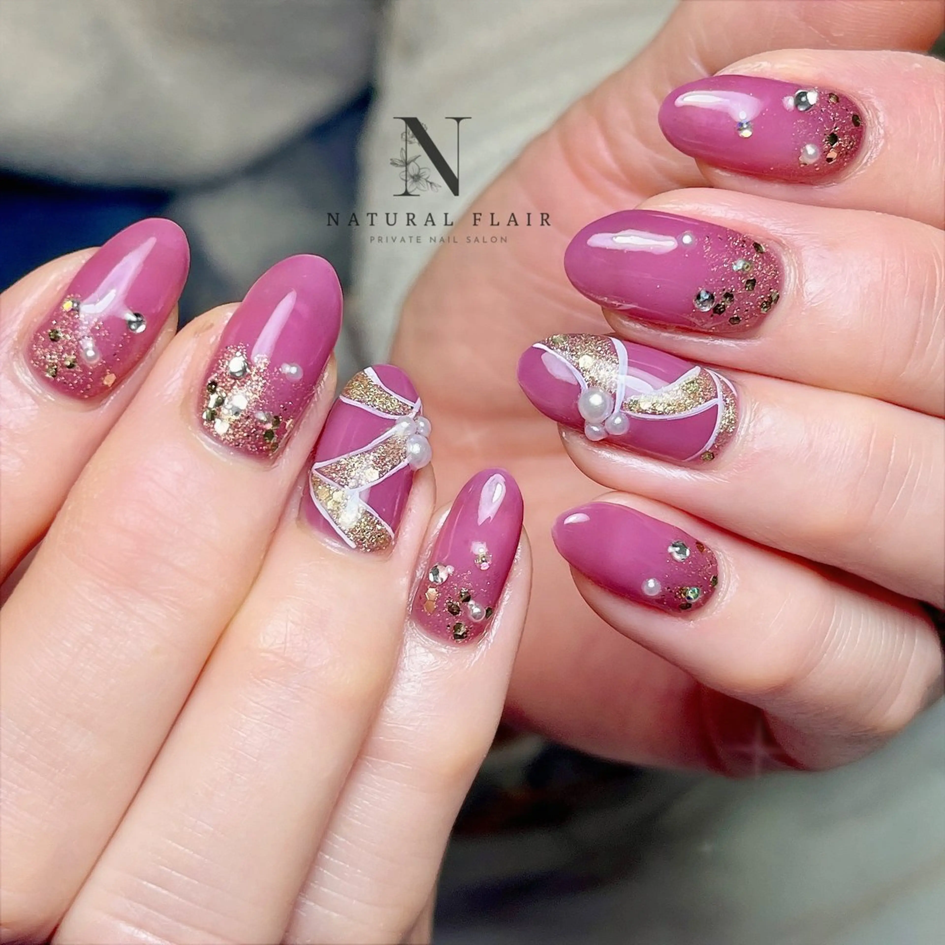 ネイル ハンドネイル natural flairのネイルデザイン