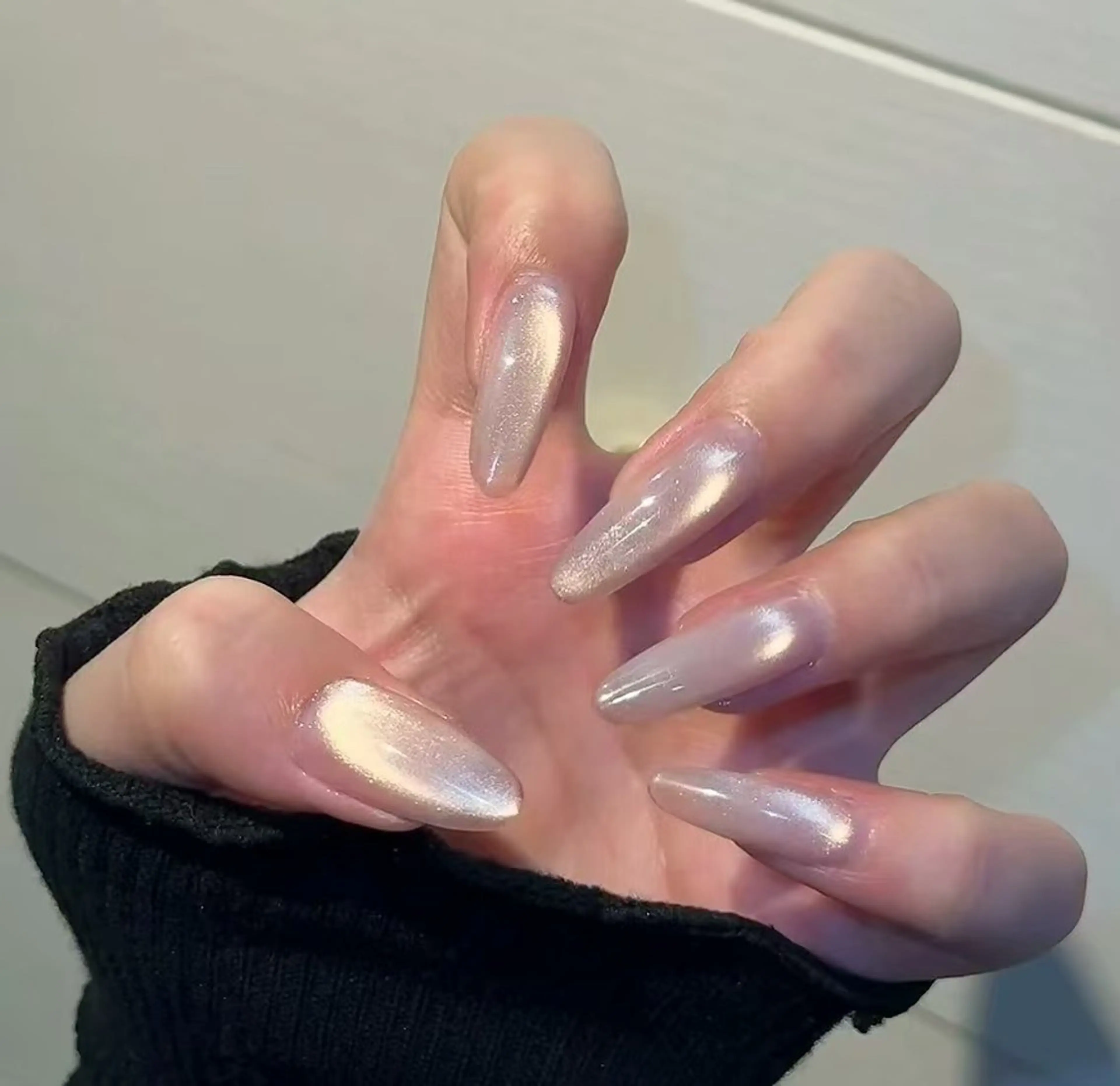 ネイル オーロラネイル フラワーネイル フットネイル フレンチネイル ジェルネイル ハンドネイル BabyYouMi ねねのネイルデザイン