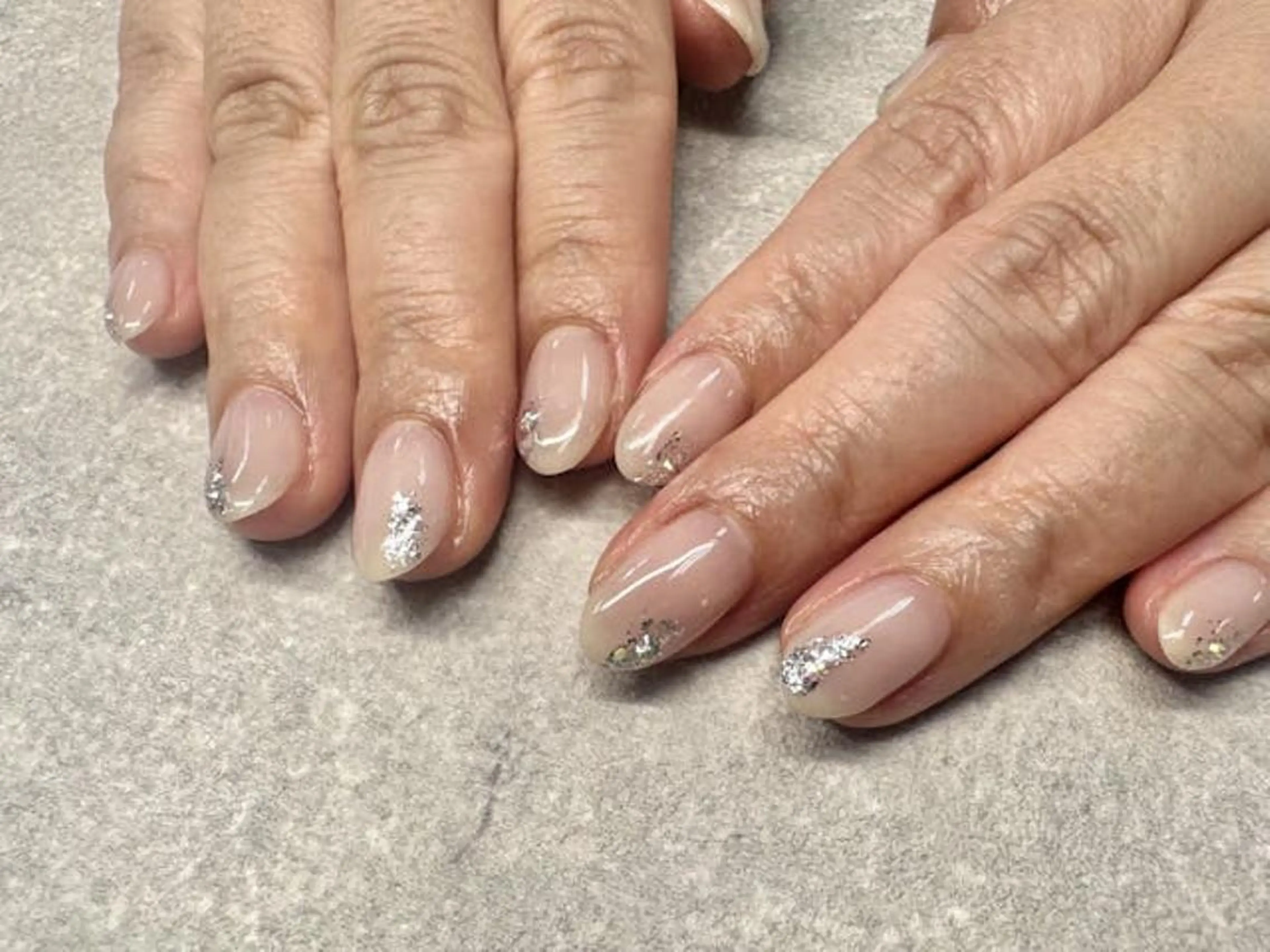 ネイル フットネイル フレンチネイル グラデーション キラキラネイル 韓国ネイル ハンドネイル ハンドケア FASTNAIL PLUS 新宿店のネイルデザイン