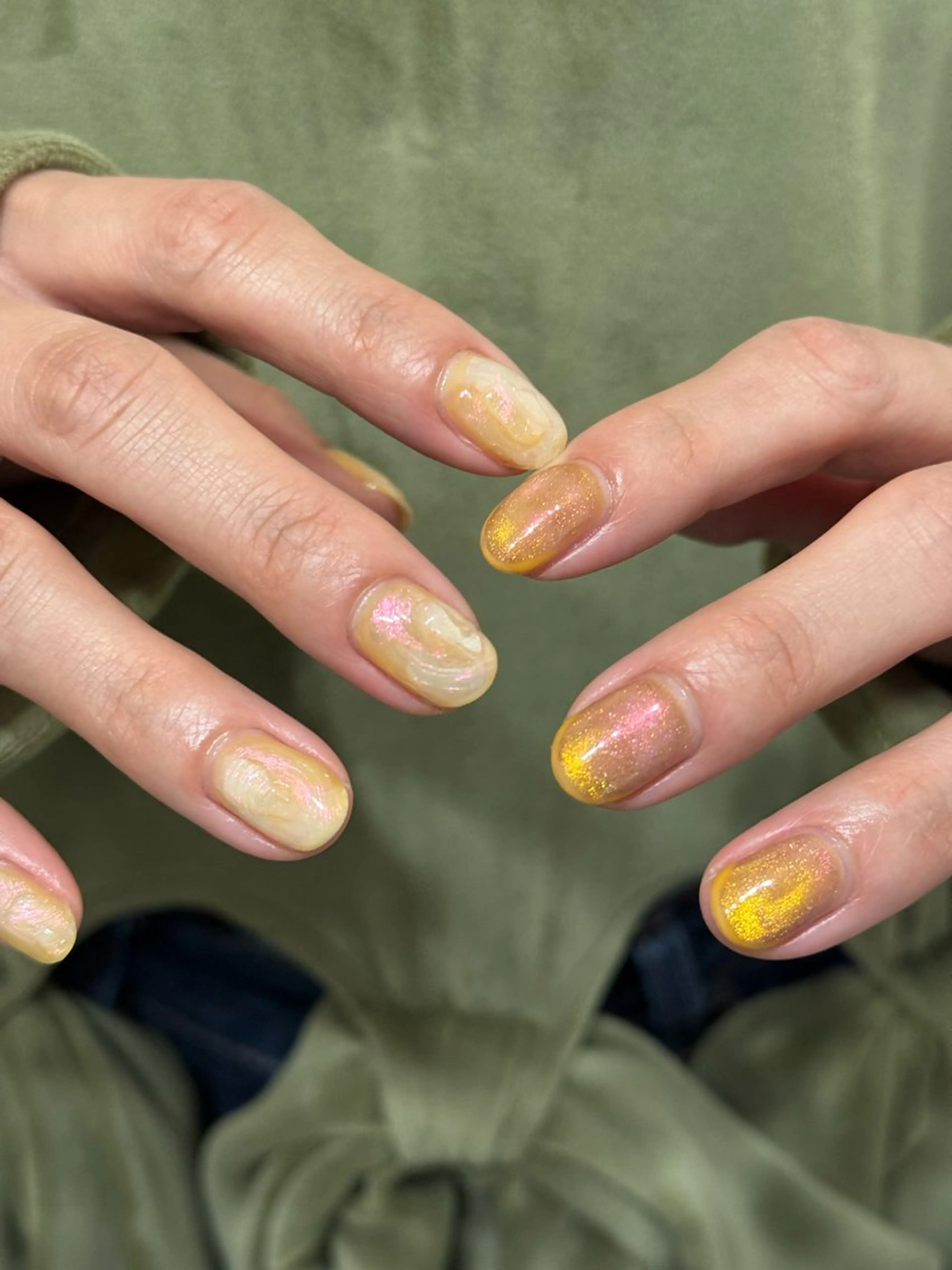 ネイル ハンドネイル フットネイル kiii.__ ✴︎*のネイルデザイン