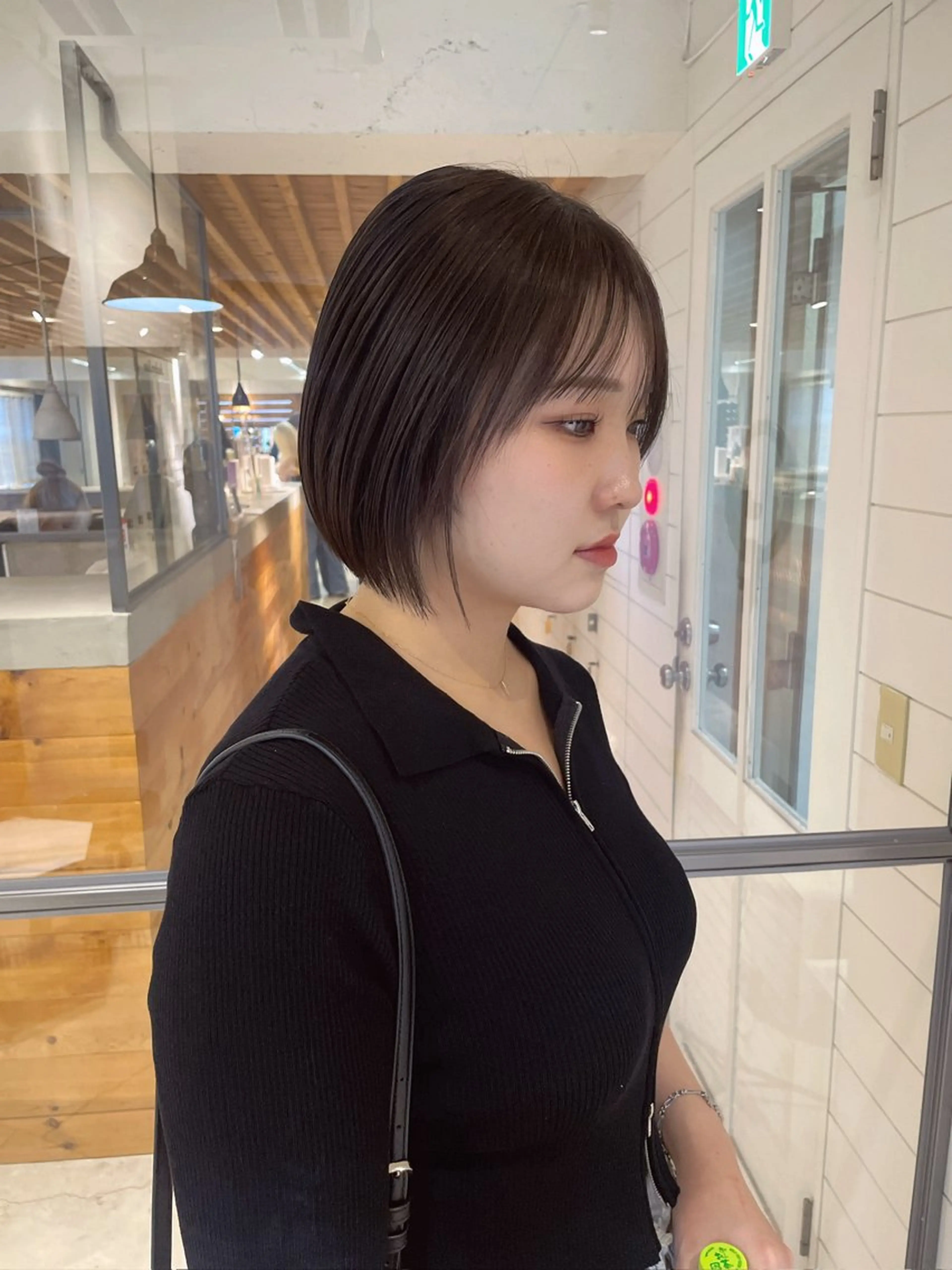 ミディアム カラー ブリーチ ダブルカラー ブリーチなしカラー ヘアカラー ユイナ ★暖色/レイヤー★のヘアスタイル