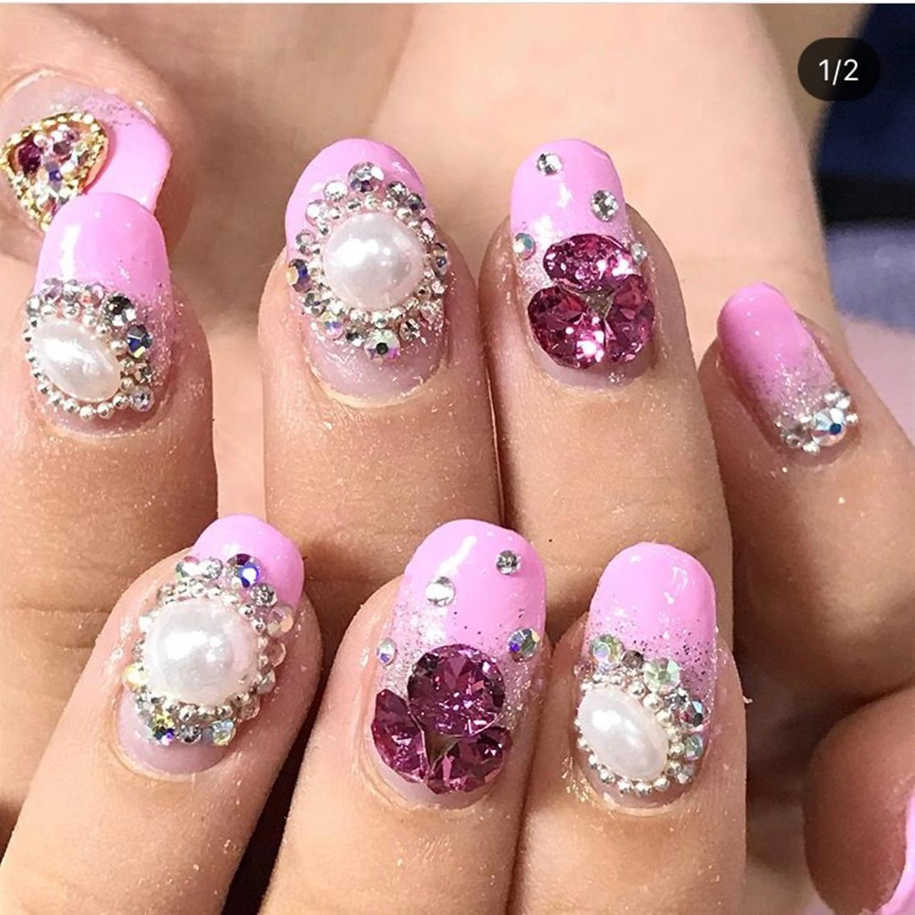 ネイル ジェルネイル 渋谷ビュレネイル Kaoruのネイルデザイン