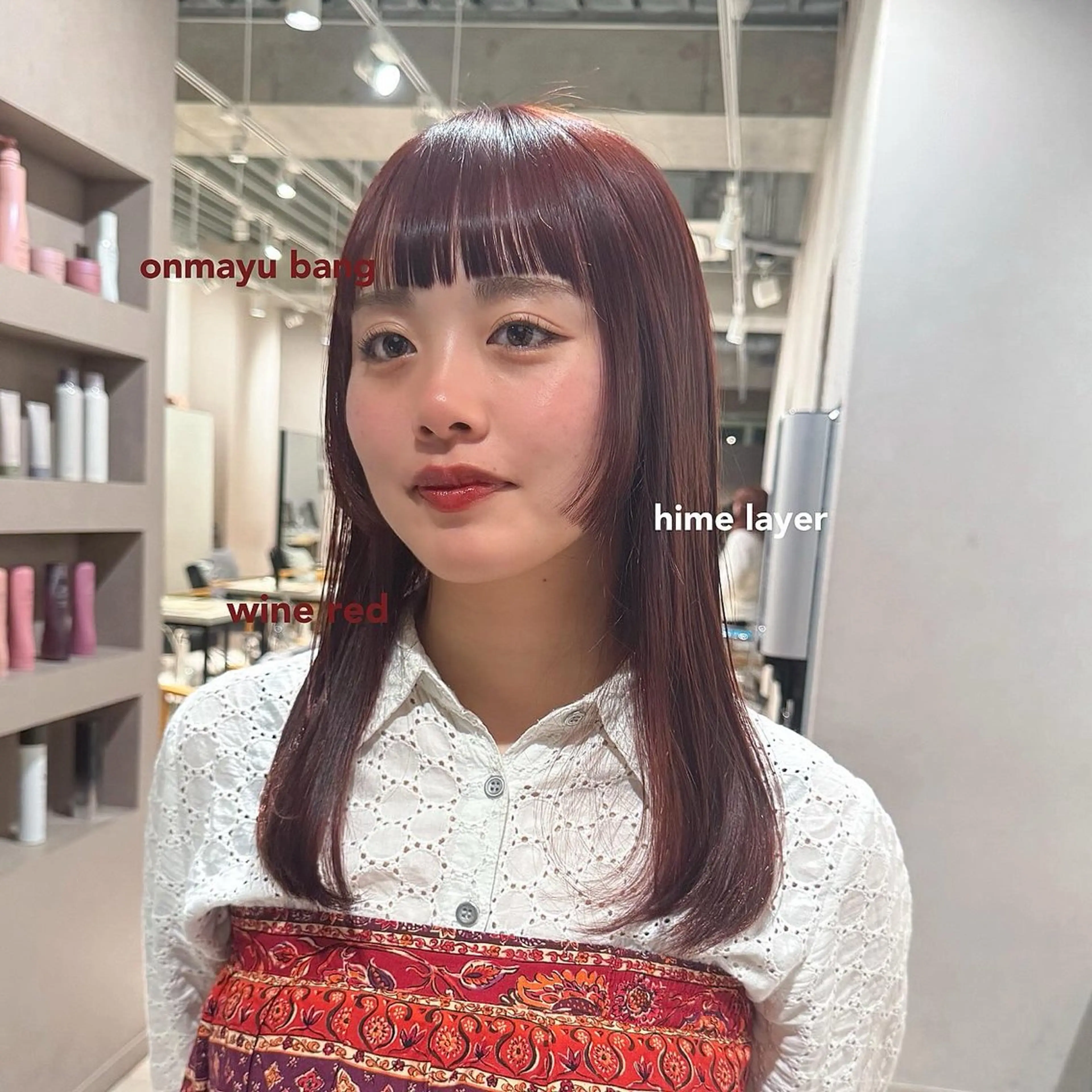 ミディアム カラー ヘアカラー joemi by unami所属・Aya/パーマ /表参道のヘアスタイル