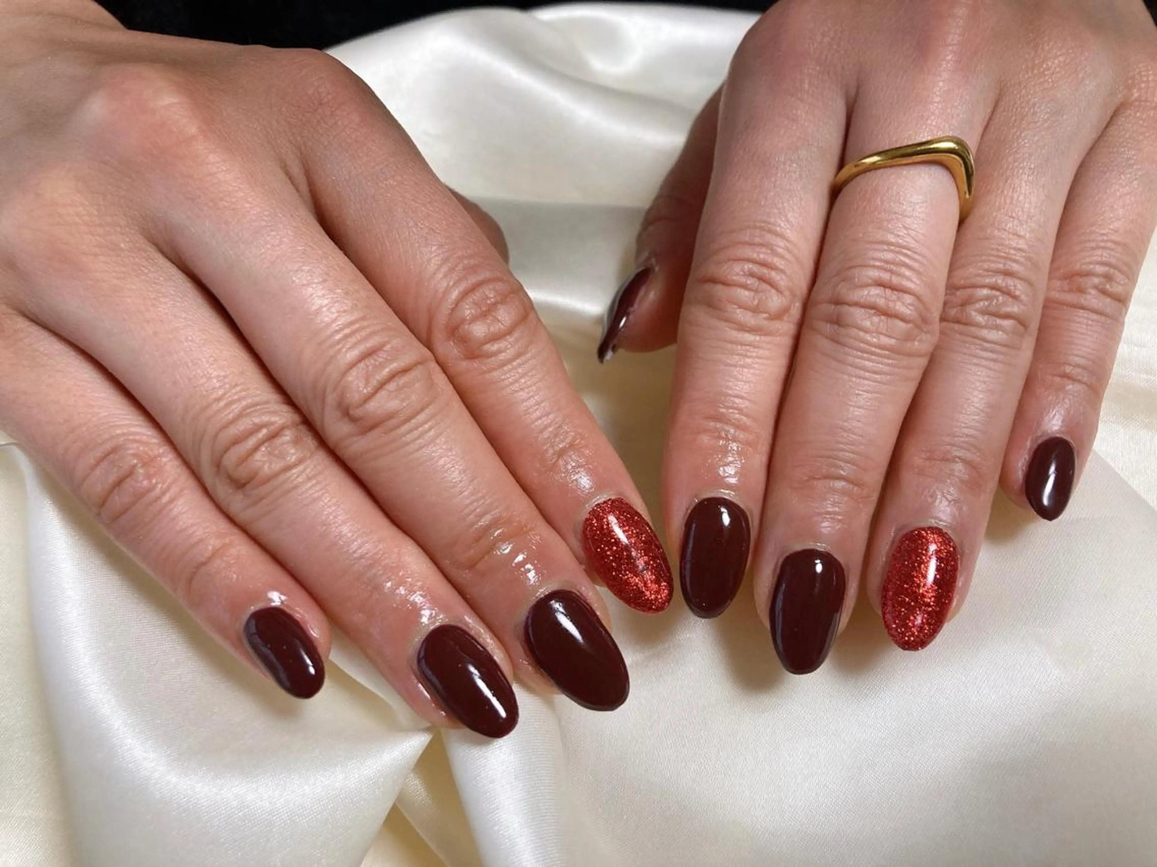 ネイル ラメ(グリッター) kikinail 溝の口のネイルデザイン