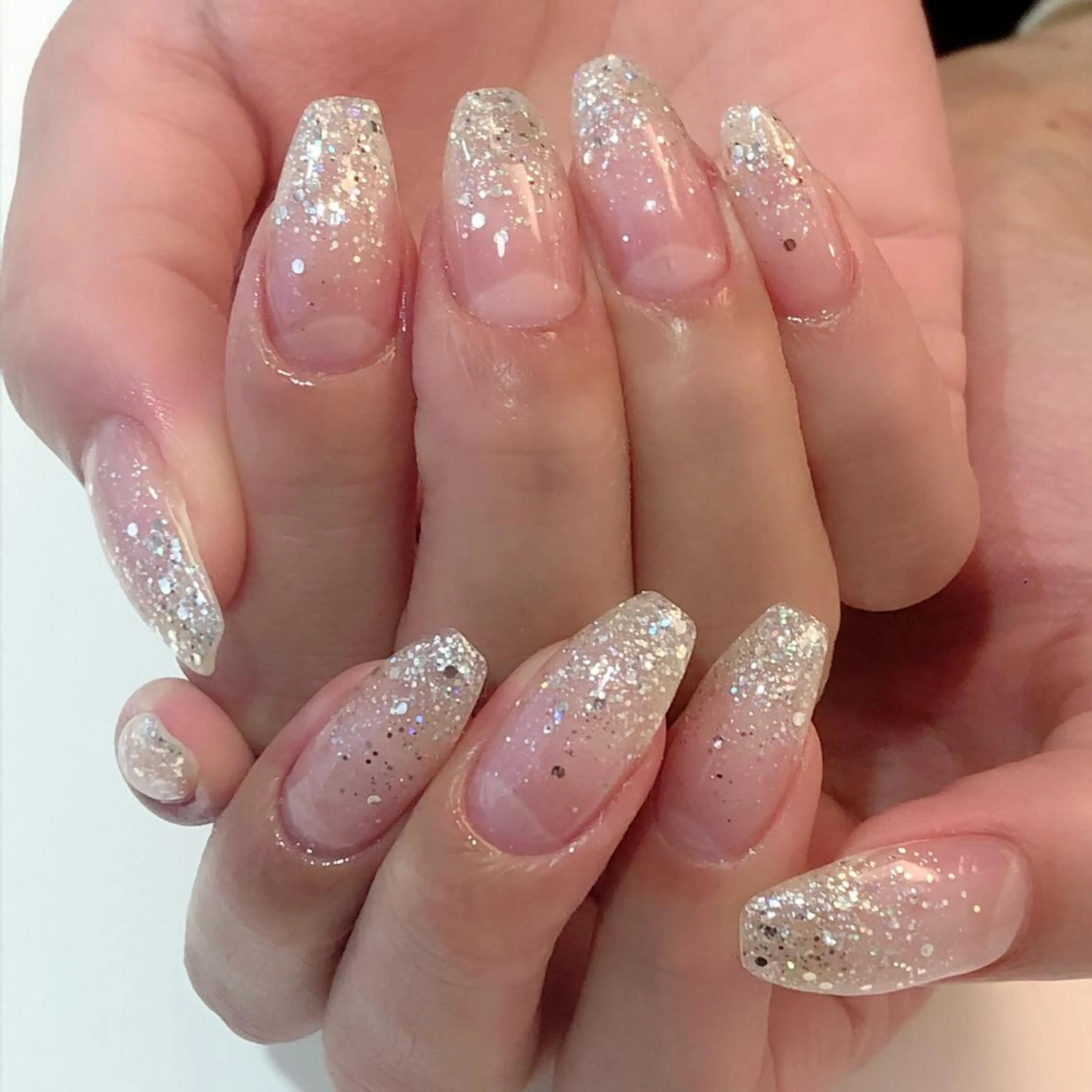 ネイル グラデーション ラメ(グリッター) ラメグラデーション 野島 千夏のネイルデザイン