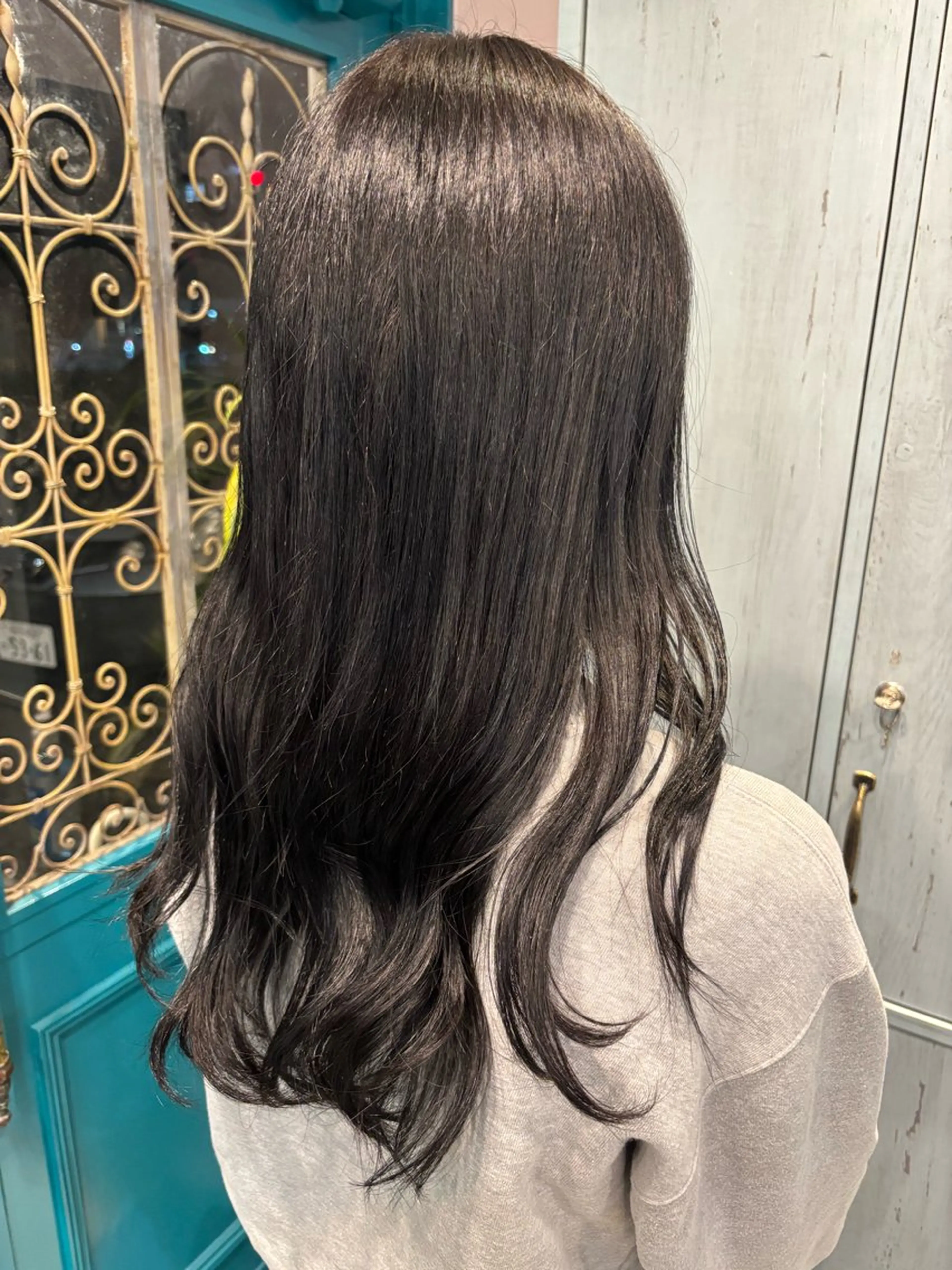 セミロング 🫧Ayumu🫧 透明感カラー/春日のヘアスタイル