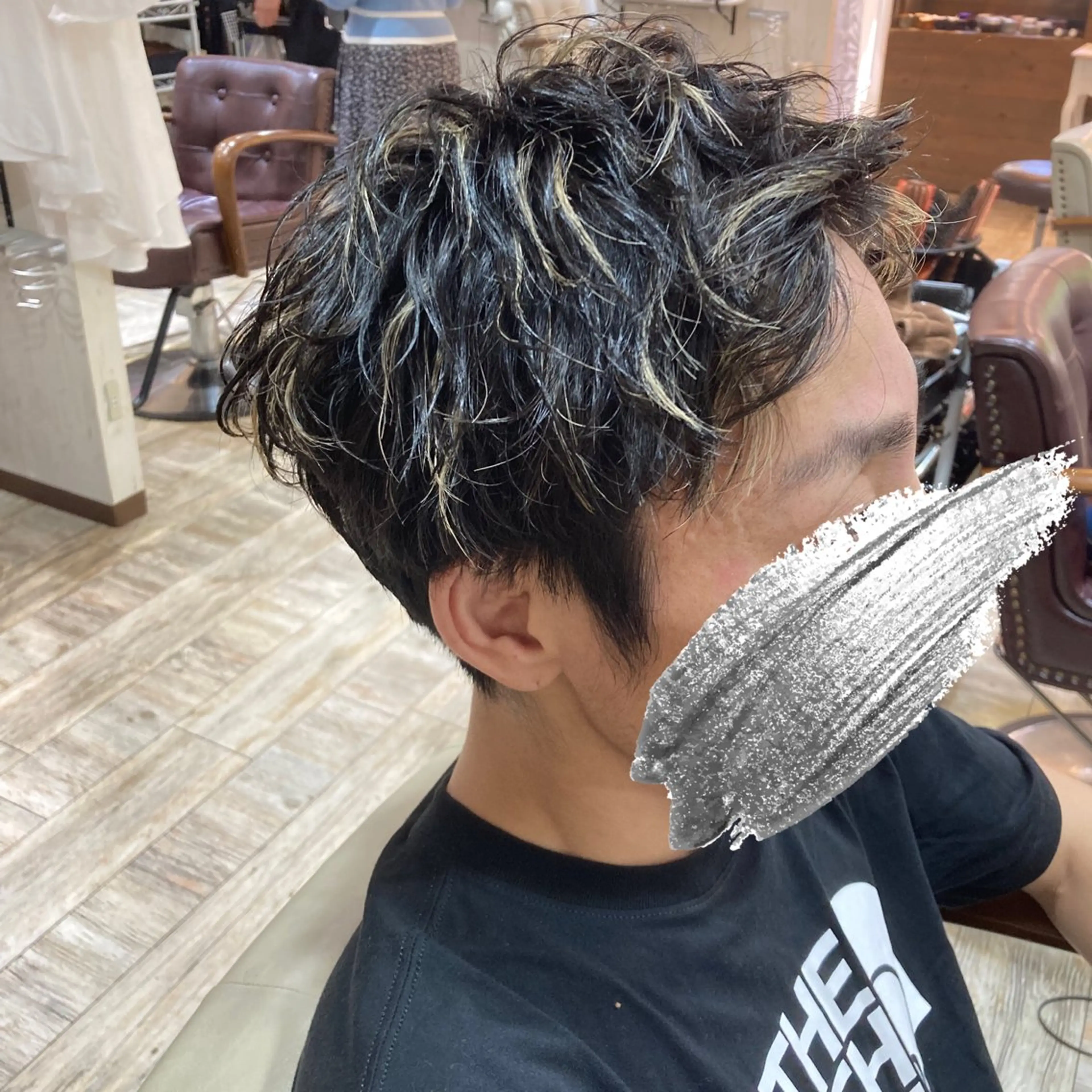 ショート ヘアアレンジ メンズ 💥桜木町メンズ特化 💥ルキのヘアスタイル