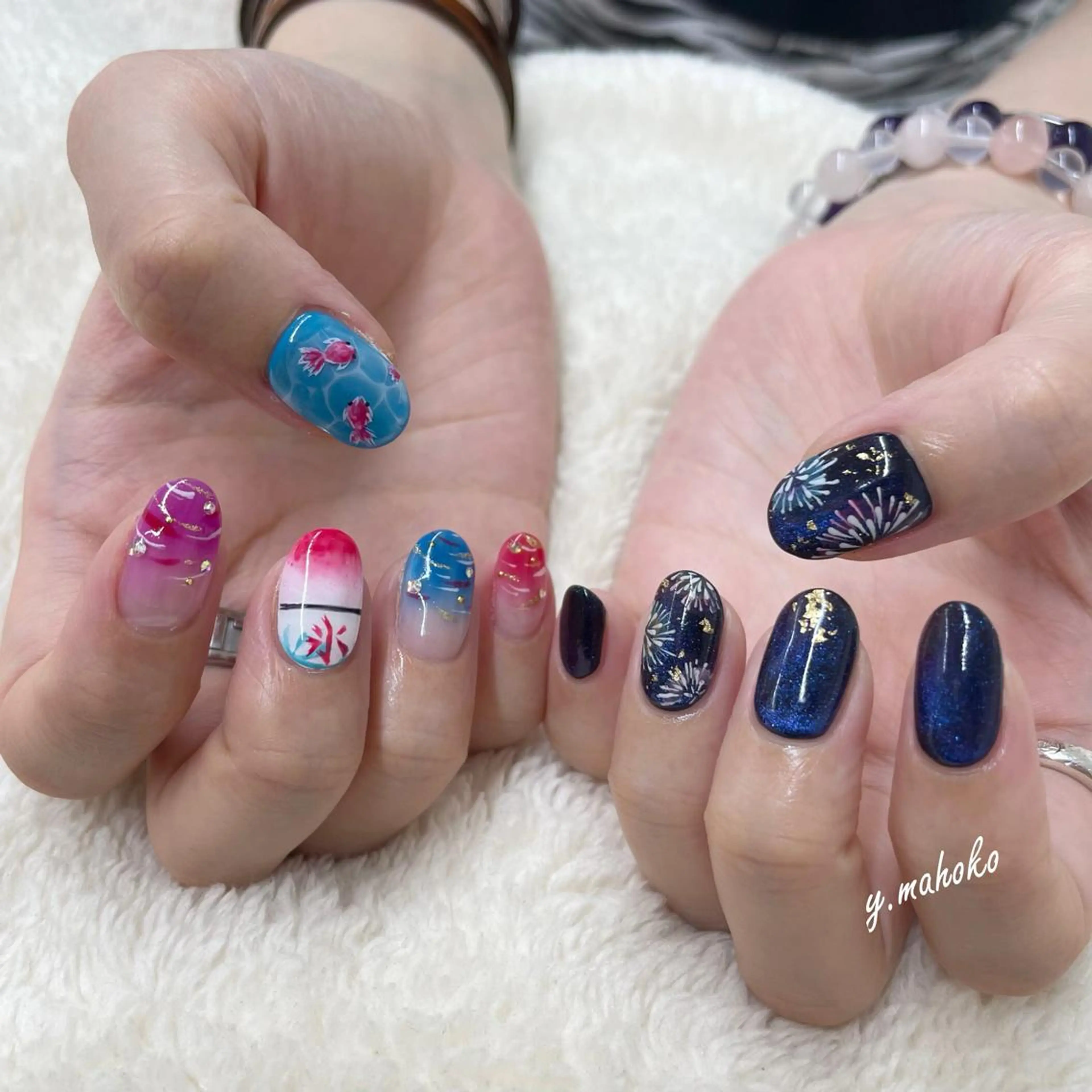 ネイル ハンドネイル She nail studio 原宿所属・パラジェル有/ スカルプ/mahoのネイルデザイン
