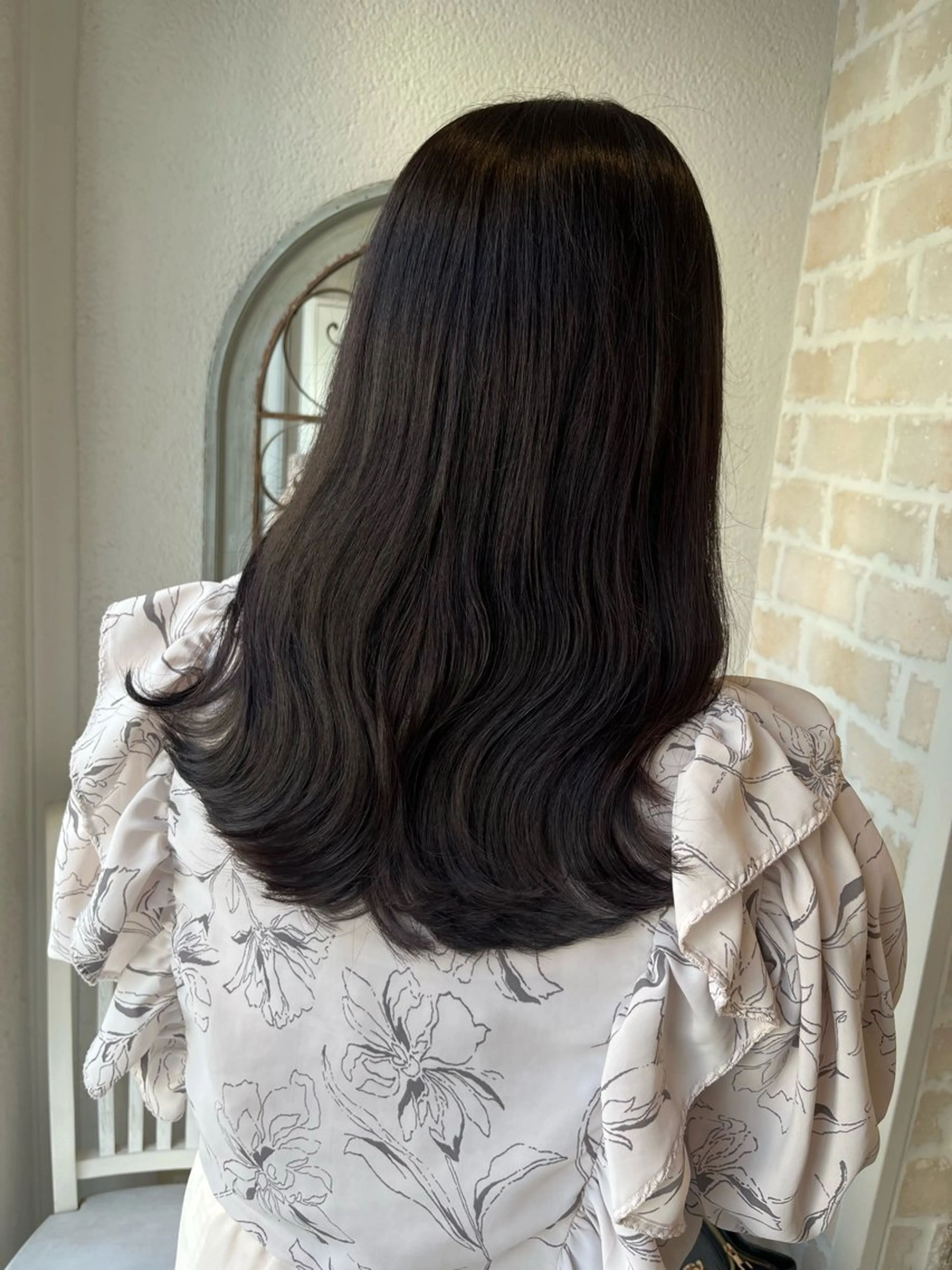 ロング 松永 知果のヘアスタイル